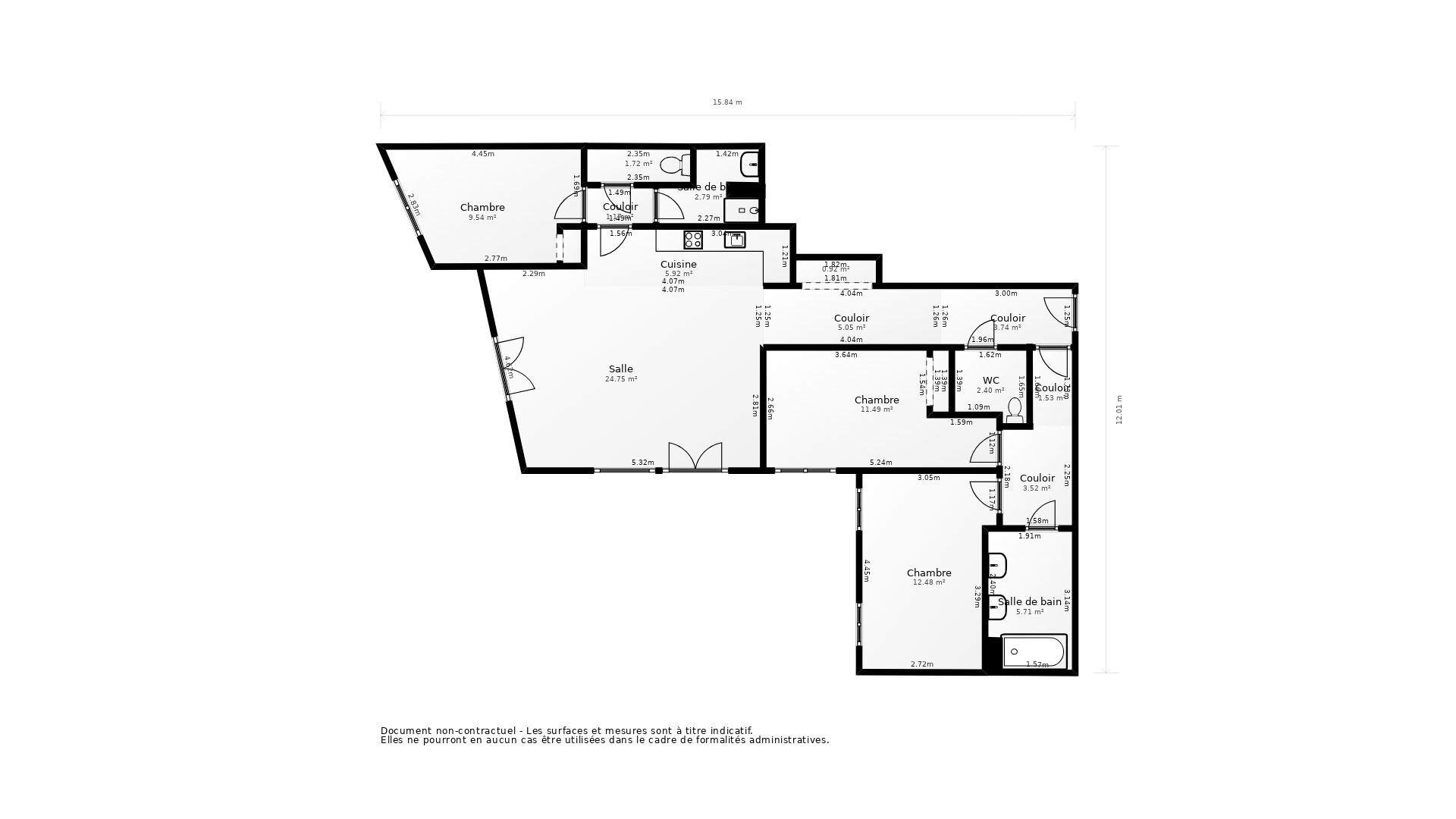 Vente Appartement BORDEAUX - 4 pièces - 91 m² - (33100)