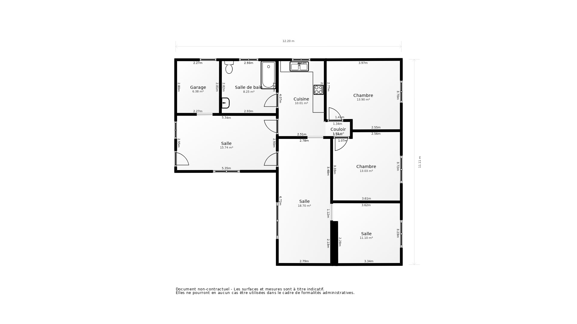 Vente Maison LA RONDE - 3 pièces - 83 m² - (17170)
