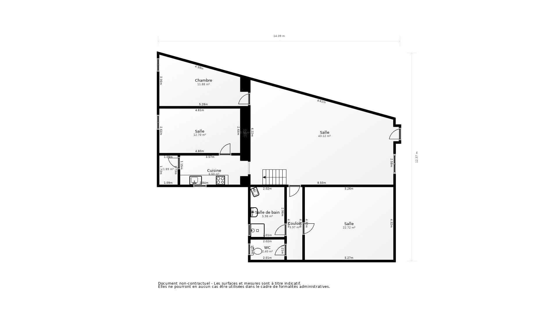 Vente Maison MONTEMBOEUF - 5 pièces - 146 m² - (16310)