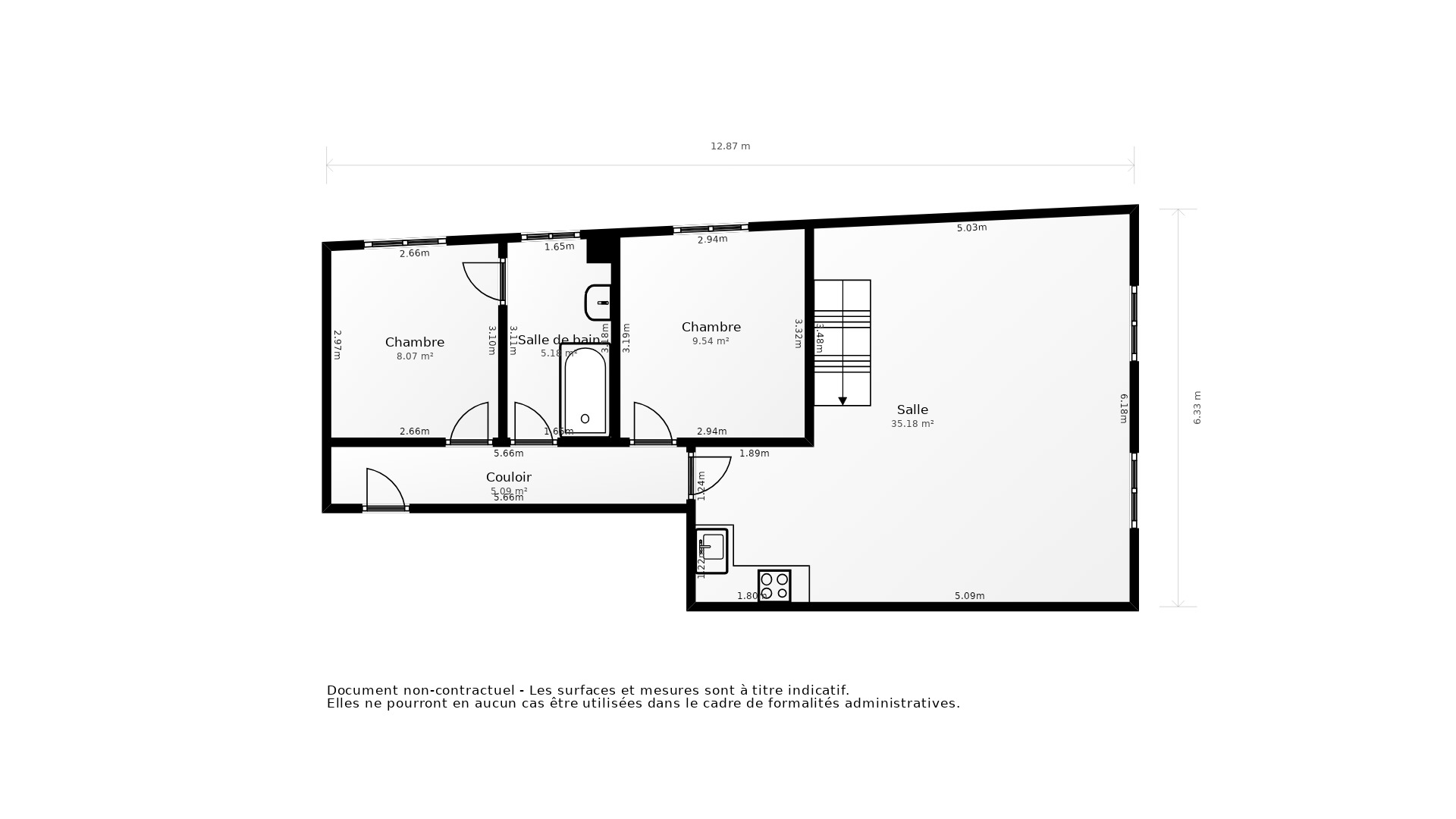 Vente Appartement VILLATE - 5 pièces - 127 m² - (31860)