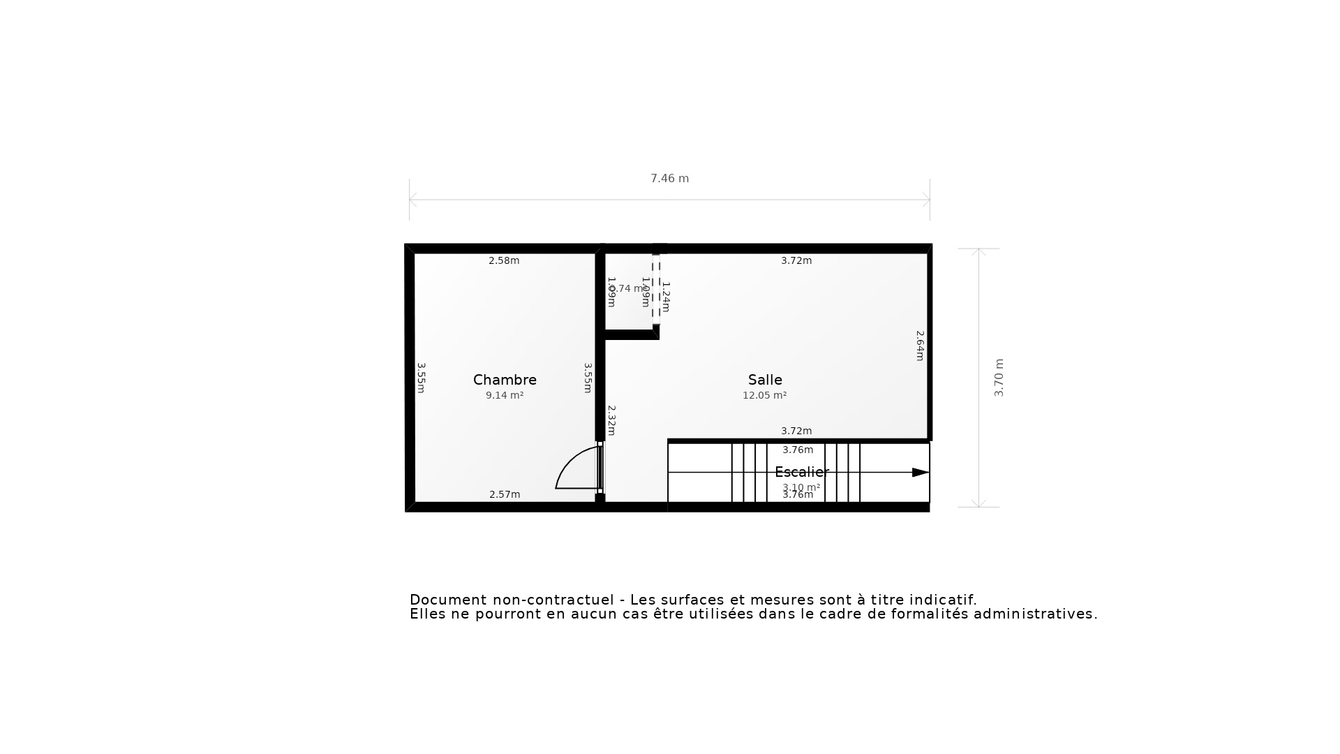 Vente Appartement SOUSTONS - 3 pièces - 51 m² - (40140)