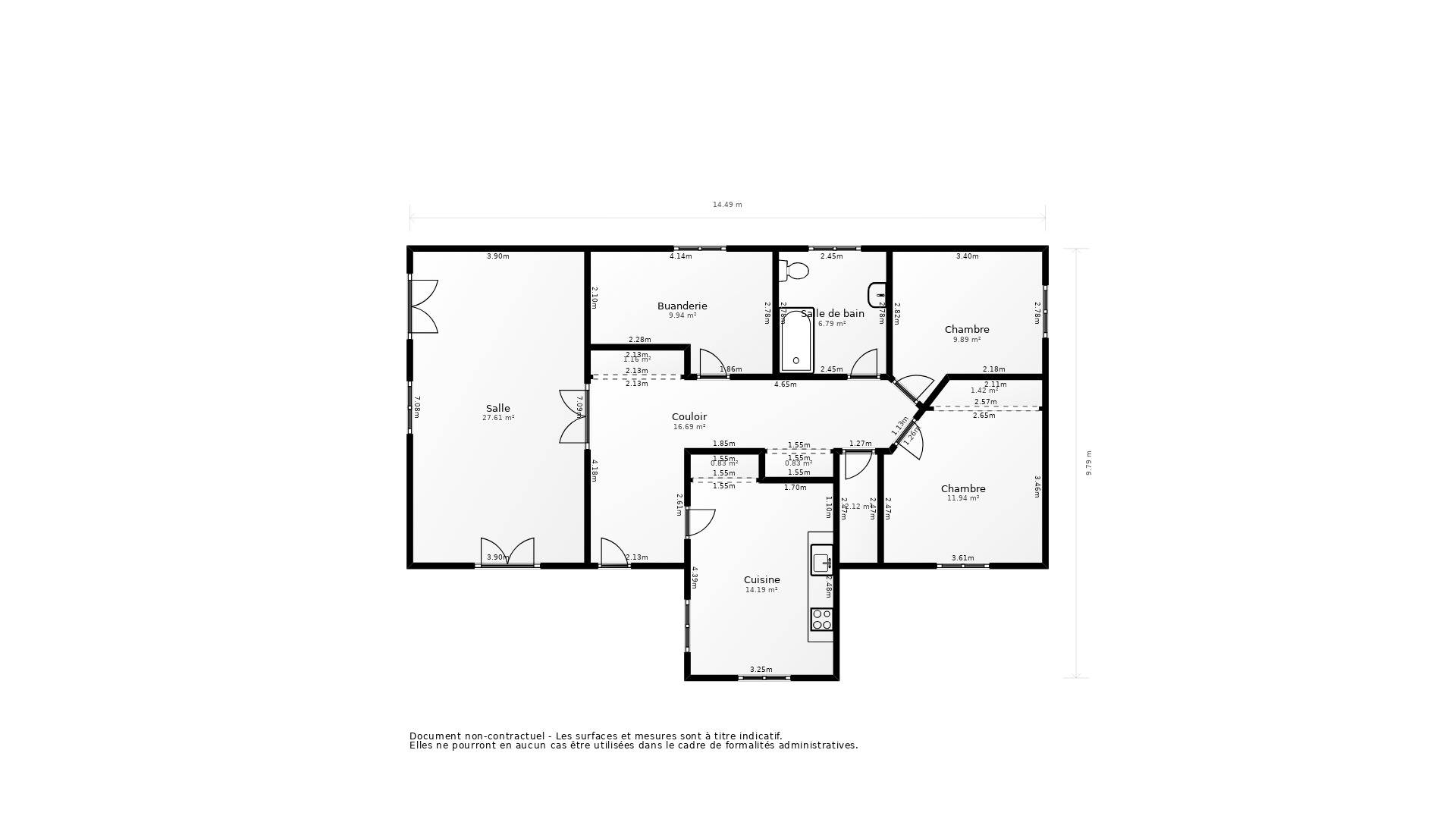 Vente Maison LORP SENTARAILLE - 3 pièces - 110 m² - (09190)