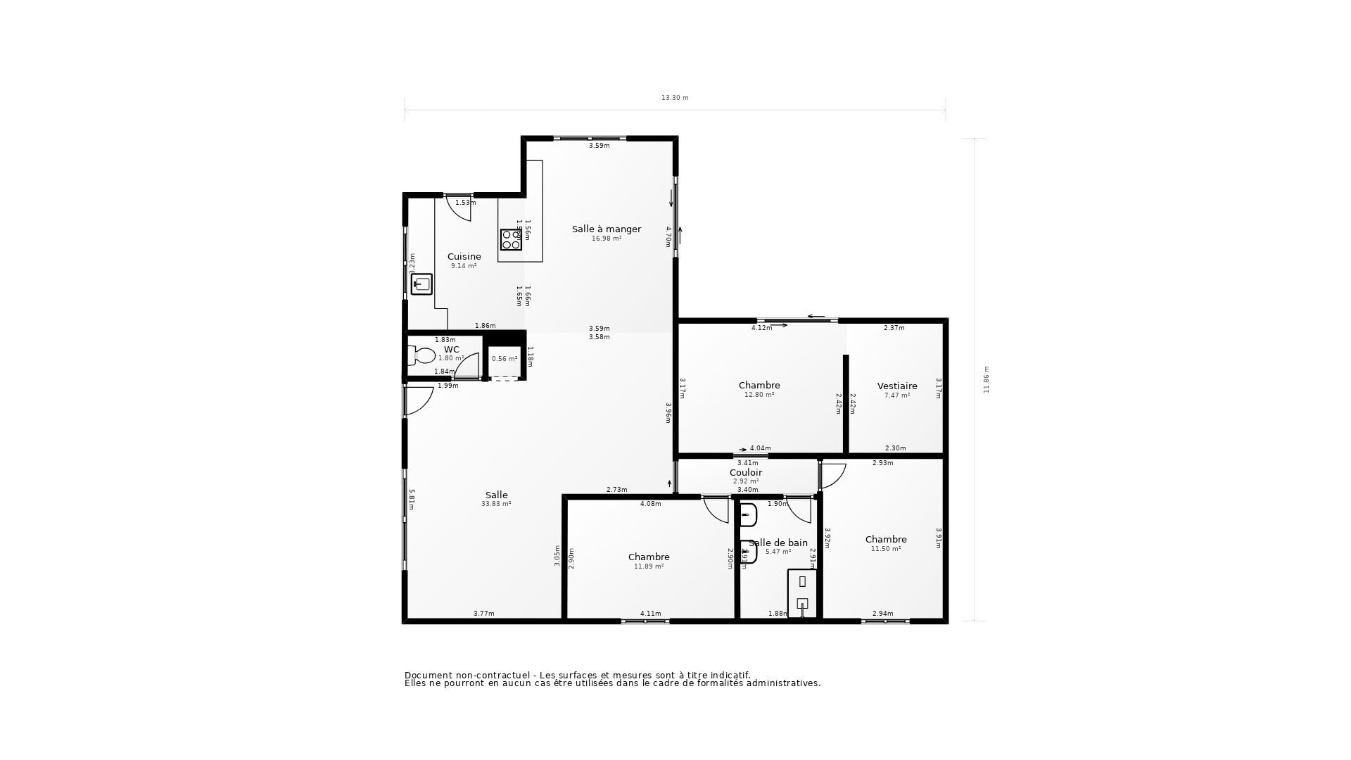 Vente Maison NEGREPELISSE - 4 pièces - 120 m² - (82800)