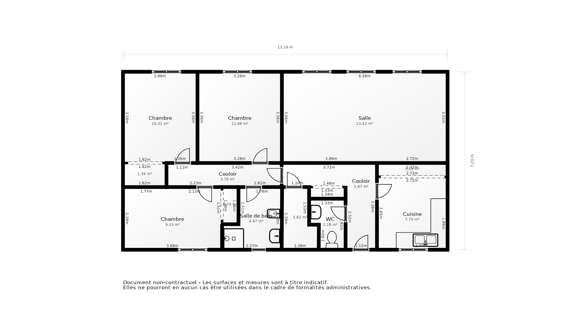 Vente Maison LIGNIERES DE TOURAINE - 5 pièces - 89 m² - (37130)