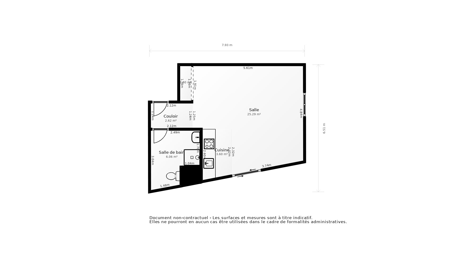 Vente Appartement MONTPELLIER - 1 pièce - 39 m² - (34000)