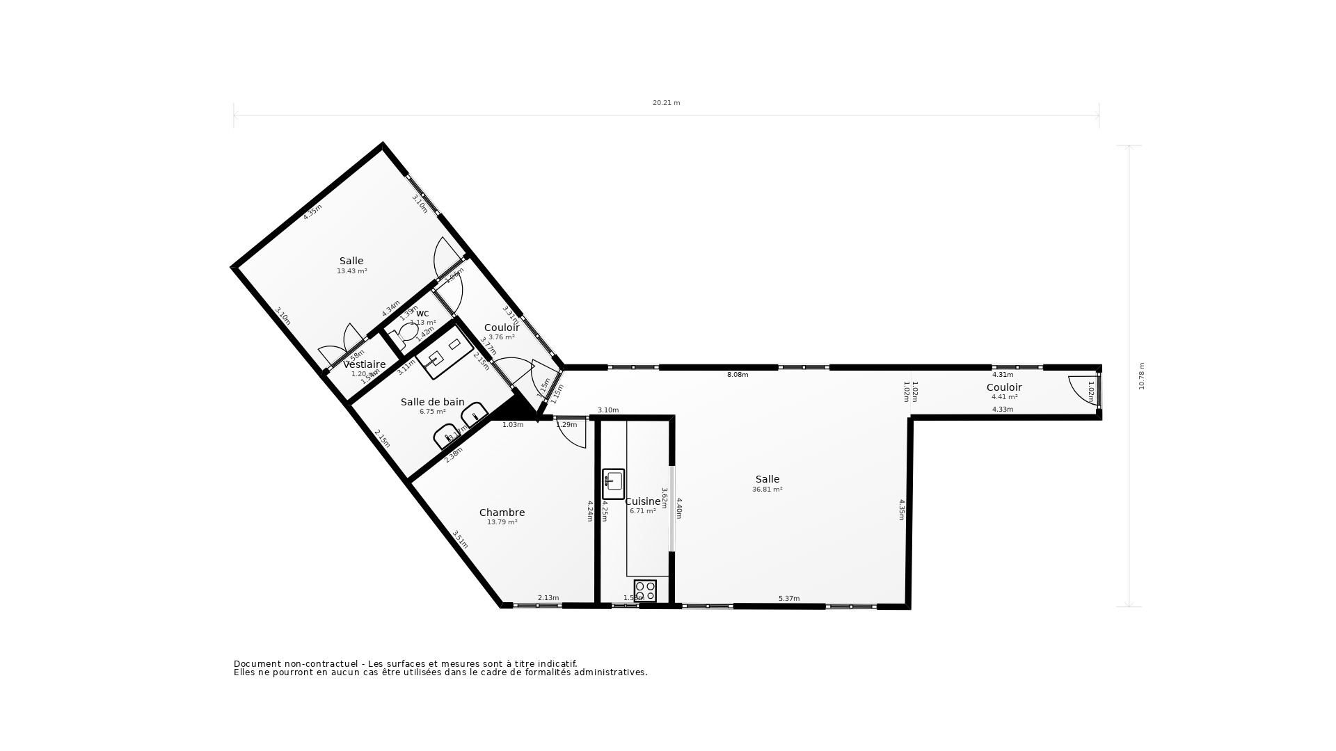 Vente Appartement CLICHY - 3 pièces - 80 m² - (92110)