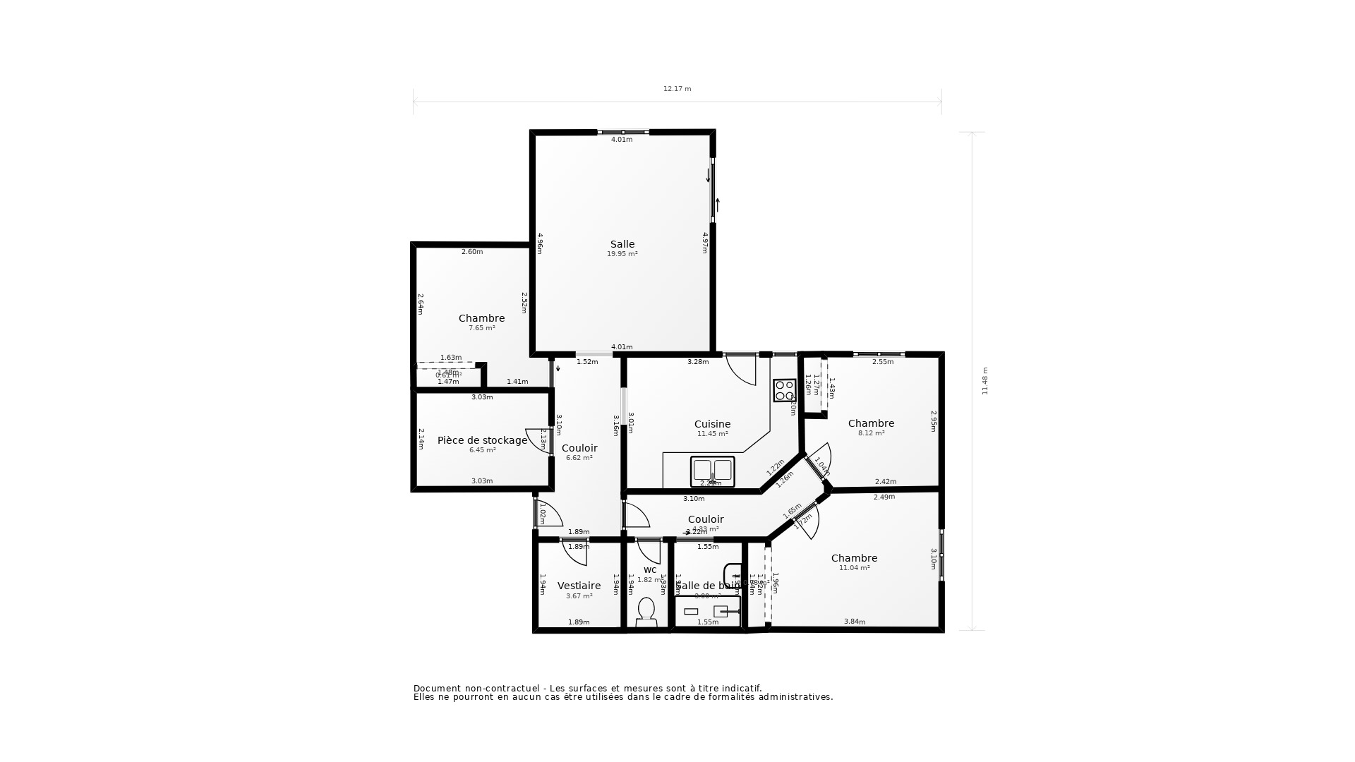 Vente Appartement BLAGNAC - 4 pièces - 88 m² - (31700)