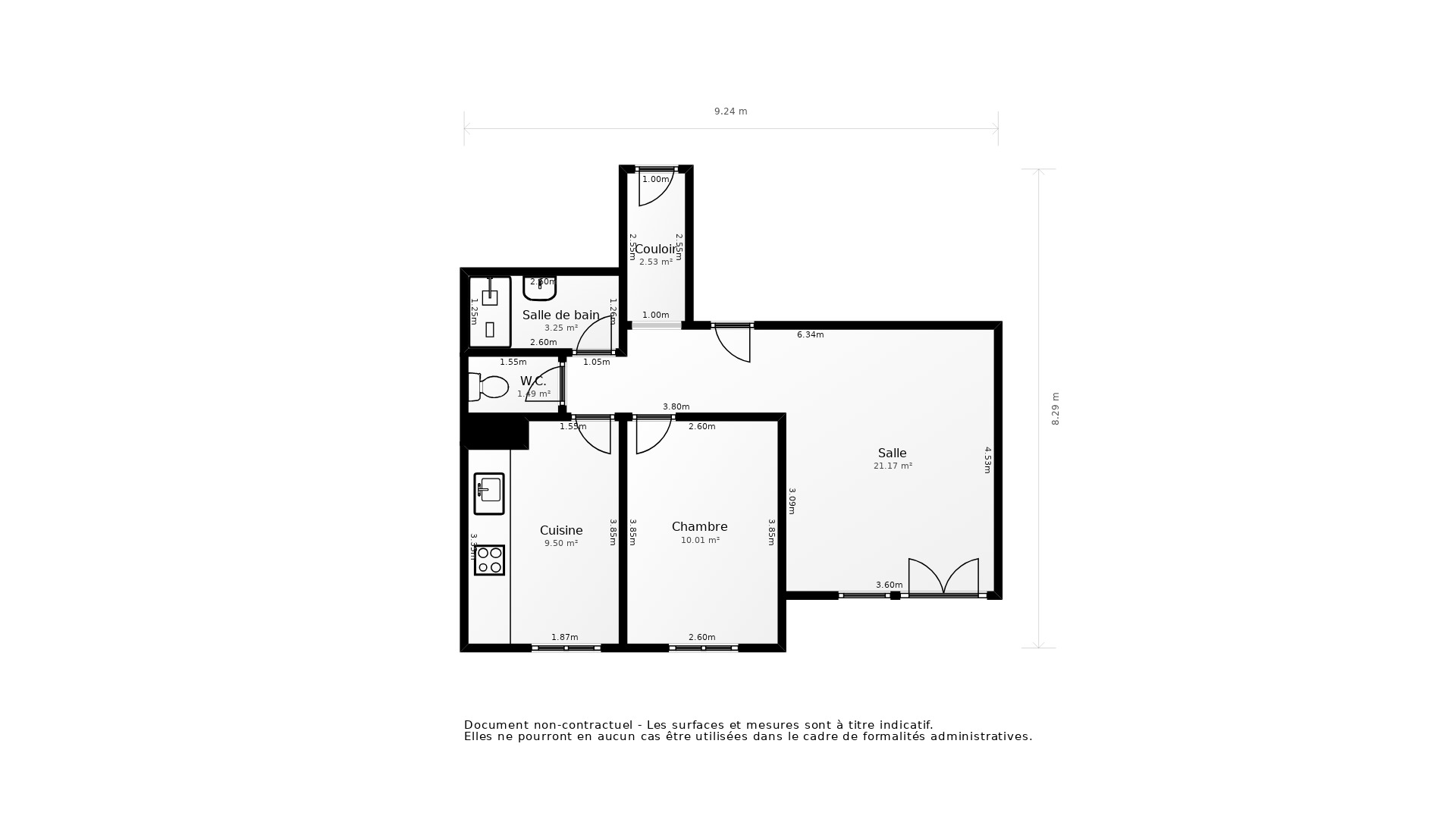 Vente Appartement LA MULATIERE - 2 pièces - 51 m² - (69350)