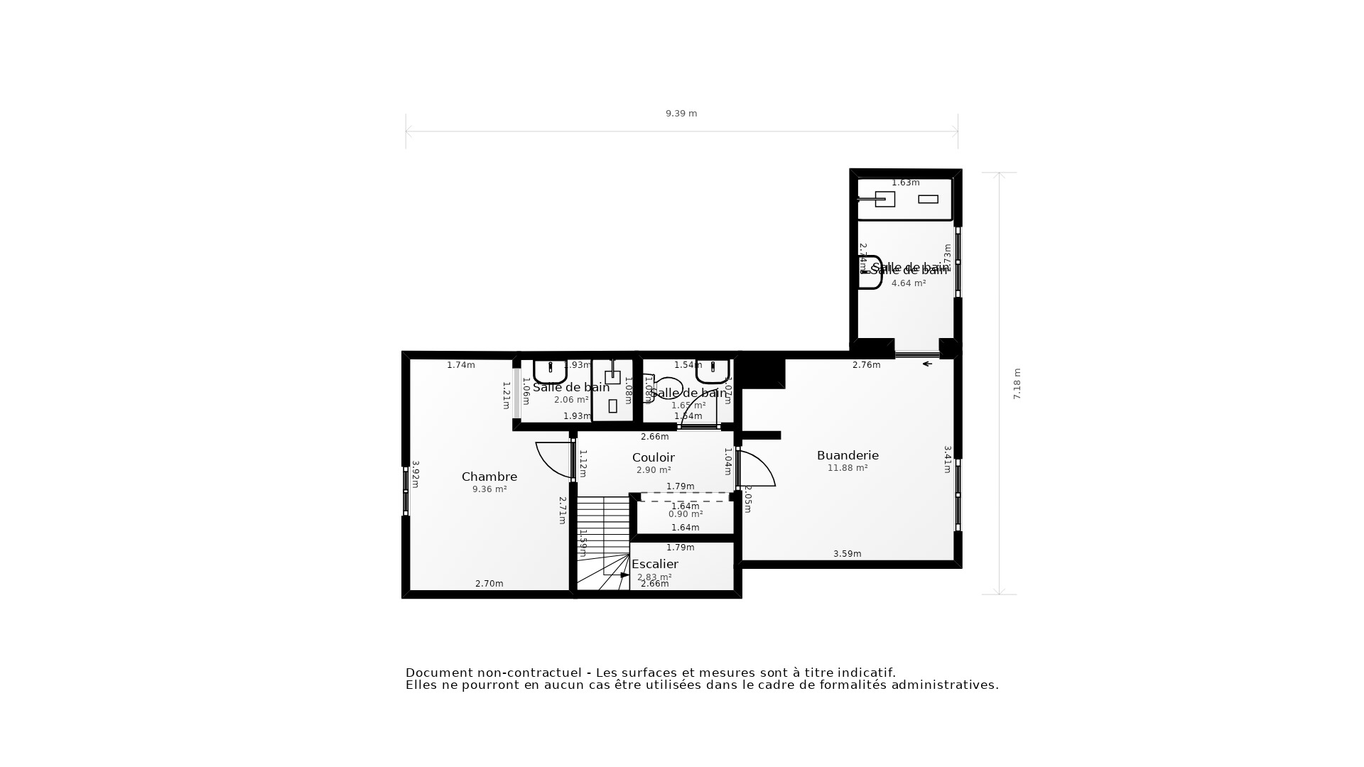 Vente Maison LE BOUSCAT - 3 pièces - 63 m² - (33110)