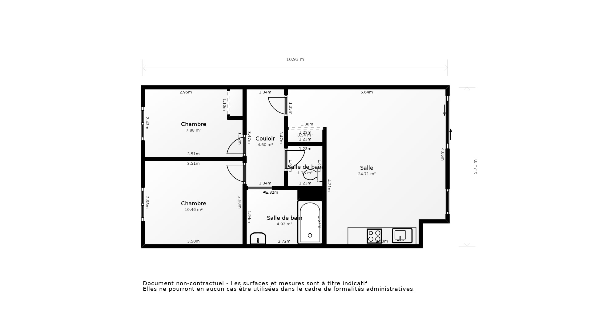 Vente Appartement ST JEAN - 3 pièces - 63 m² - (31240)