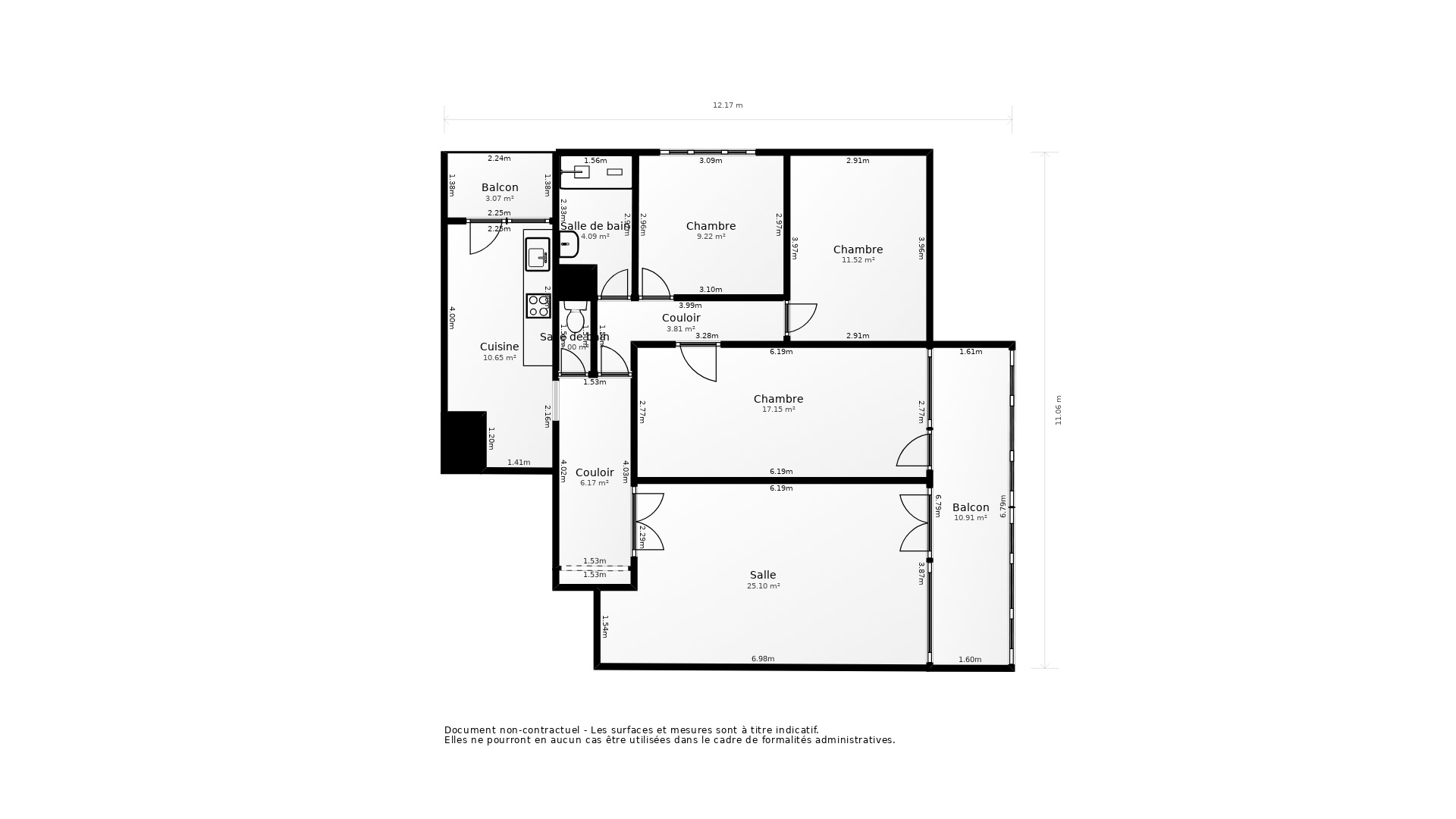 Vente Appartement Lyon - 4 pièces - 89 m² - (69005)