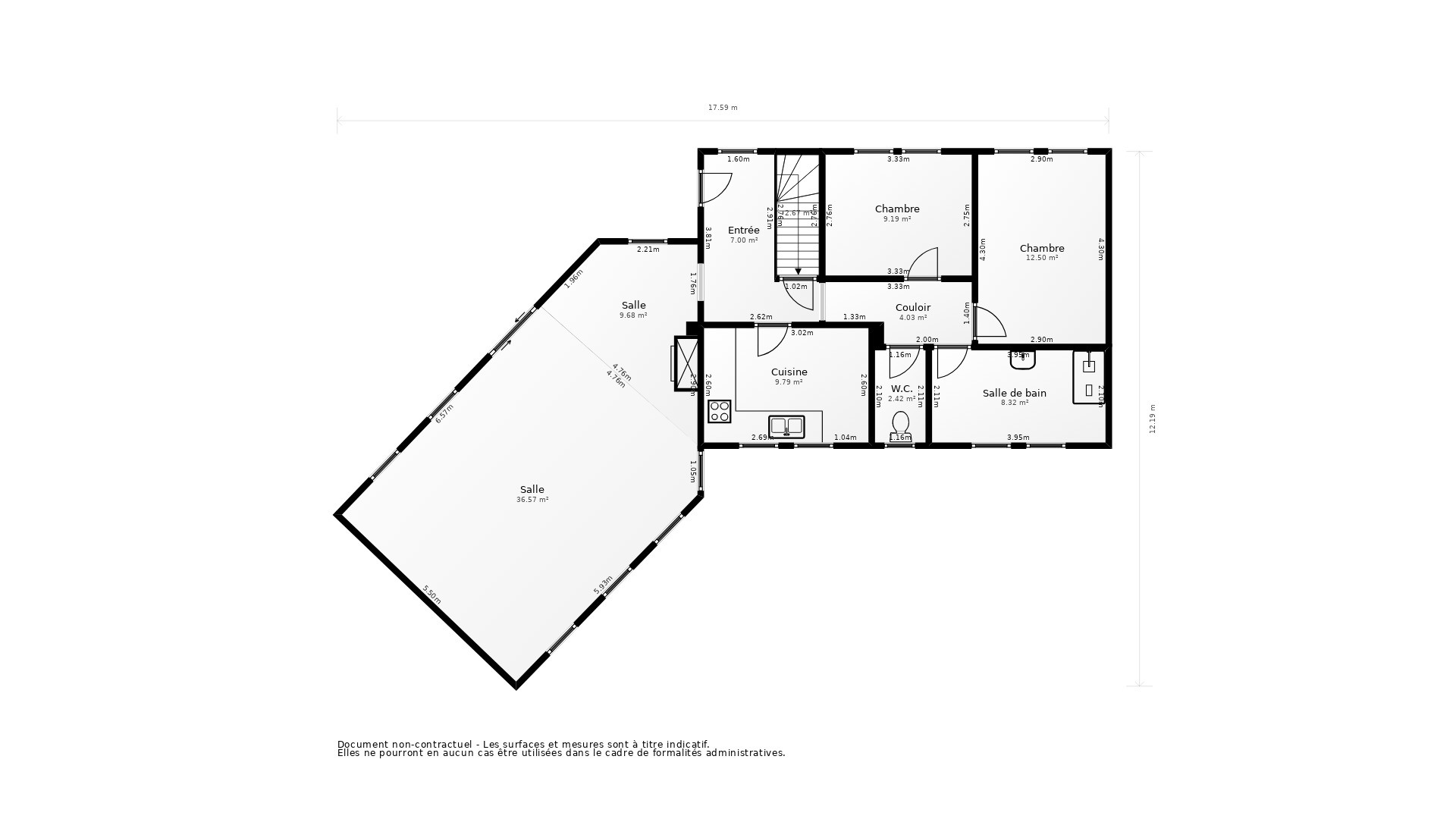 Vente Maison POULLAN SUR MER - 6 pièces - 125 m² - (29100)