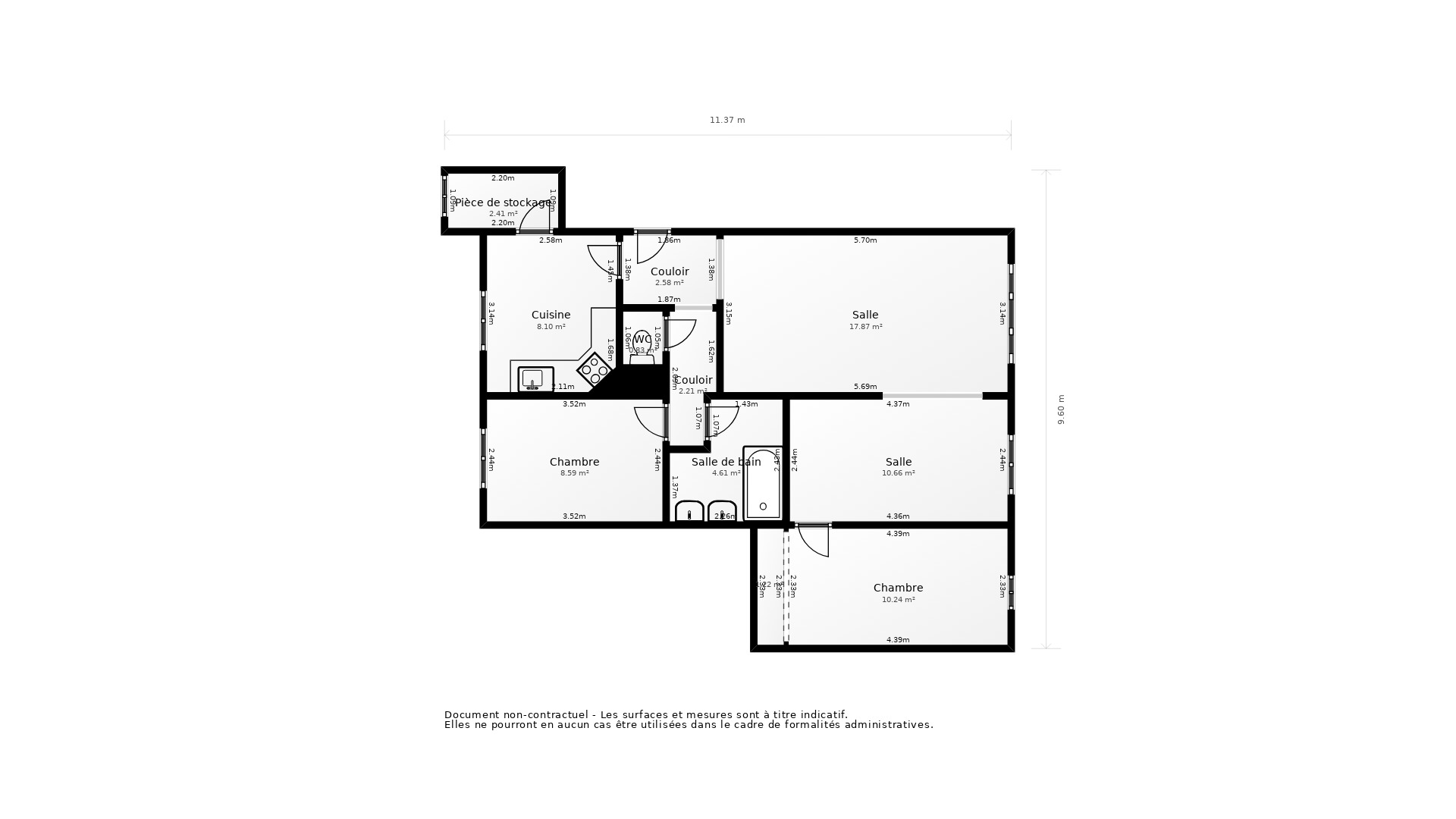 Vente Appartement LORMONT - 3 pièces - 82 m² - (33310)