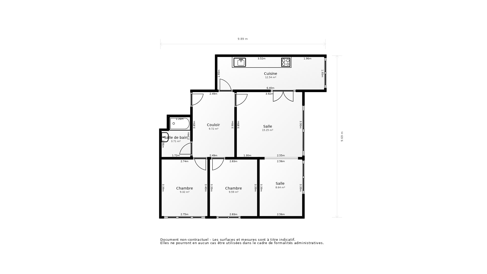 Vente Appartement BORDEAUX - 4 pièces - 77 m² - (33200)