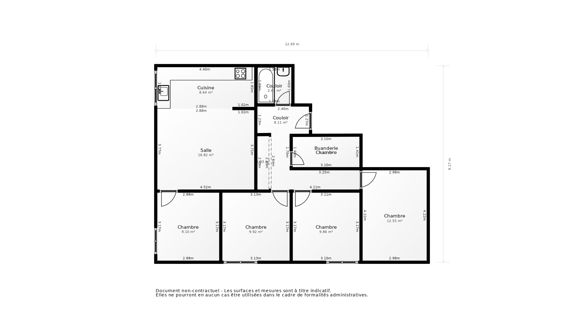 Vente Appartement BRUGES - 5 pièces - 84 m² - (33520)