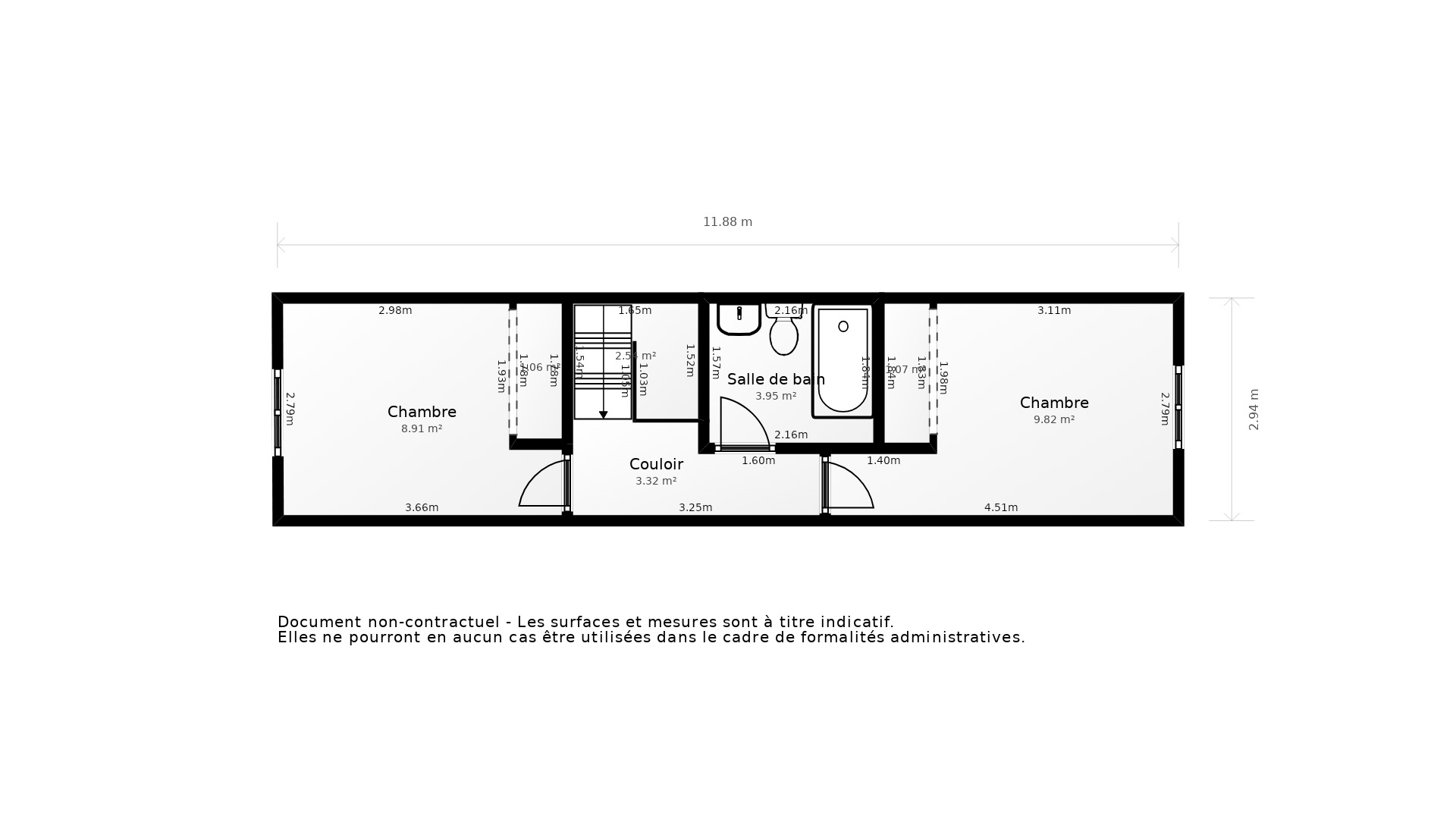 Vente Appartement TOULOUSE - 3 pièces - 65 m² - (31100)