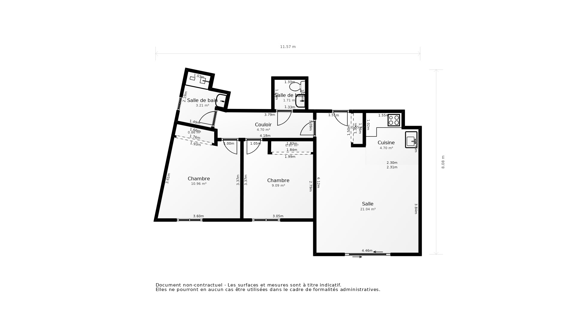 Vente Appartement BISCARROSSE - 3 pièces - 65 m² - (40600)