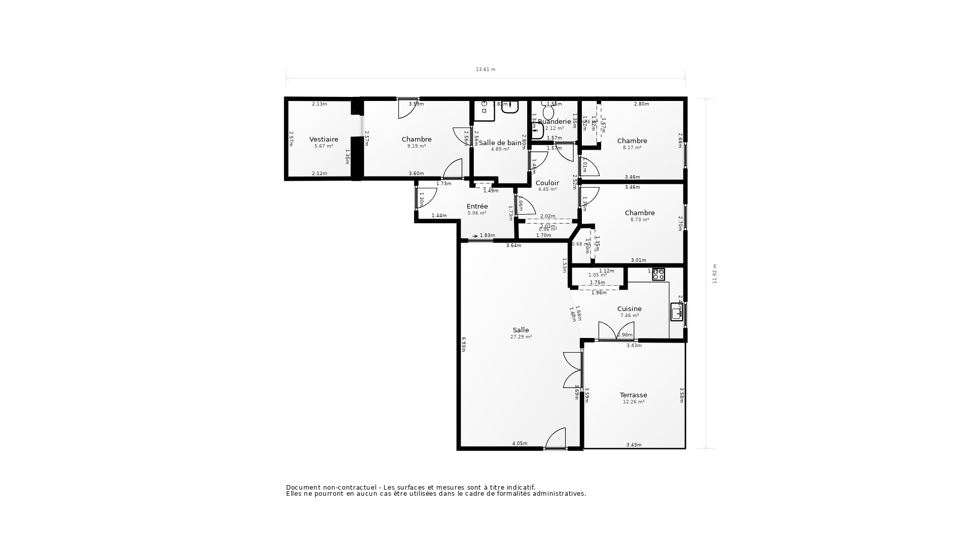 Vente Appartement BREST - 4 pièces - 89 m² - (29200)