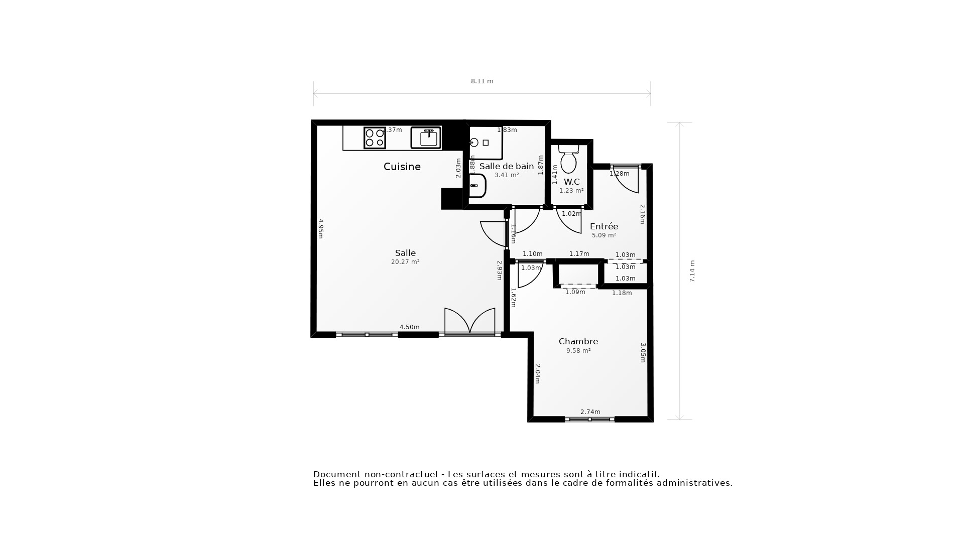 Vente Appartement ARCACHON - 2 pièces - 41 m² - (33120)