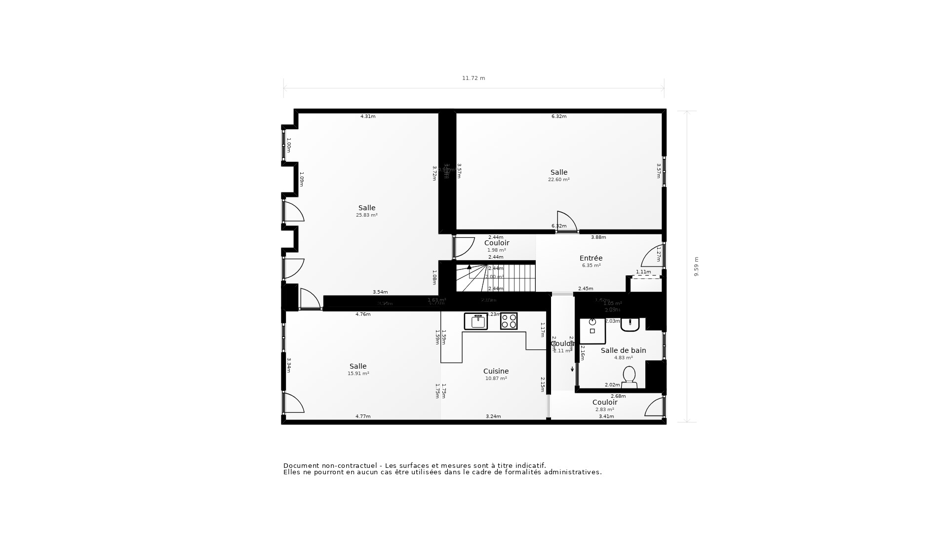 Vente Maison ST JEAN D ANGELY - 7 pièces - 240 m² - (17400)