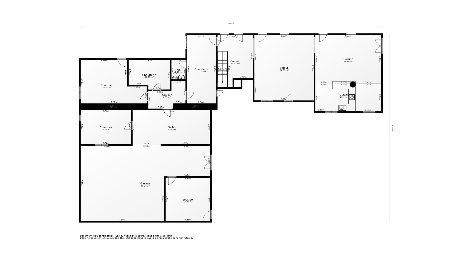 Vente Maison NANTEUIL EN VALLEE - 7 pièces - 265 m² - (16700)