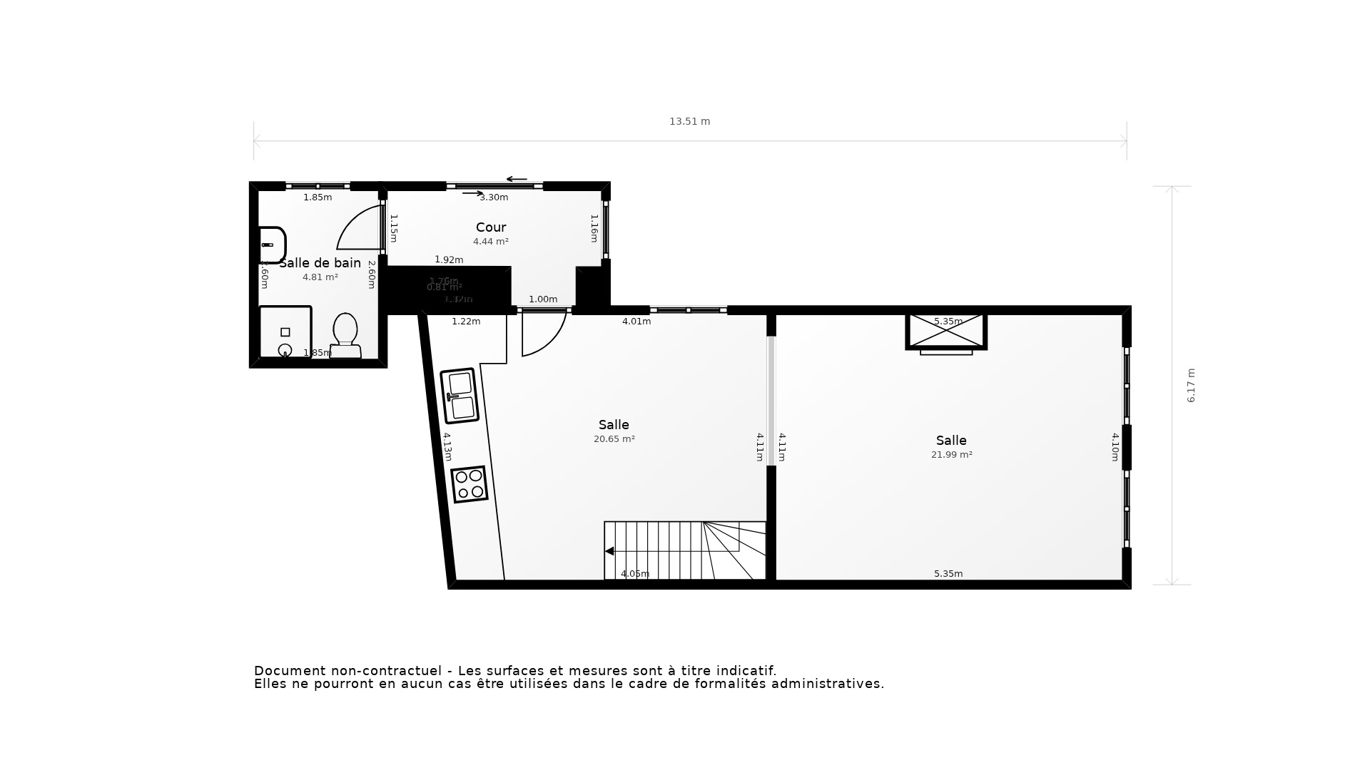 Vente Maison ST PIERRE D OLERON - 3 pièces - 47 m² - (17310)