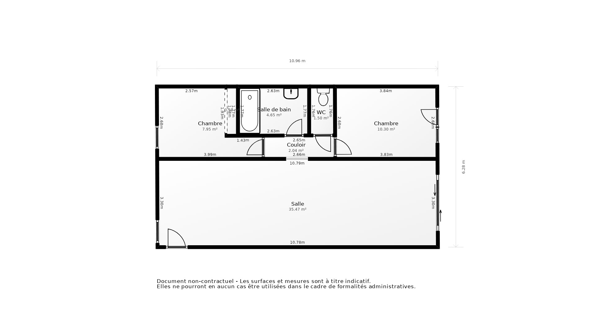 Vente Appartement BORDEAUX - 3 pièces - 69 m² - (33100)