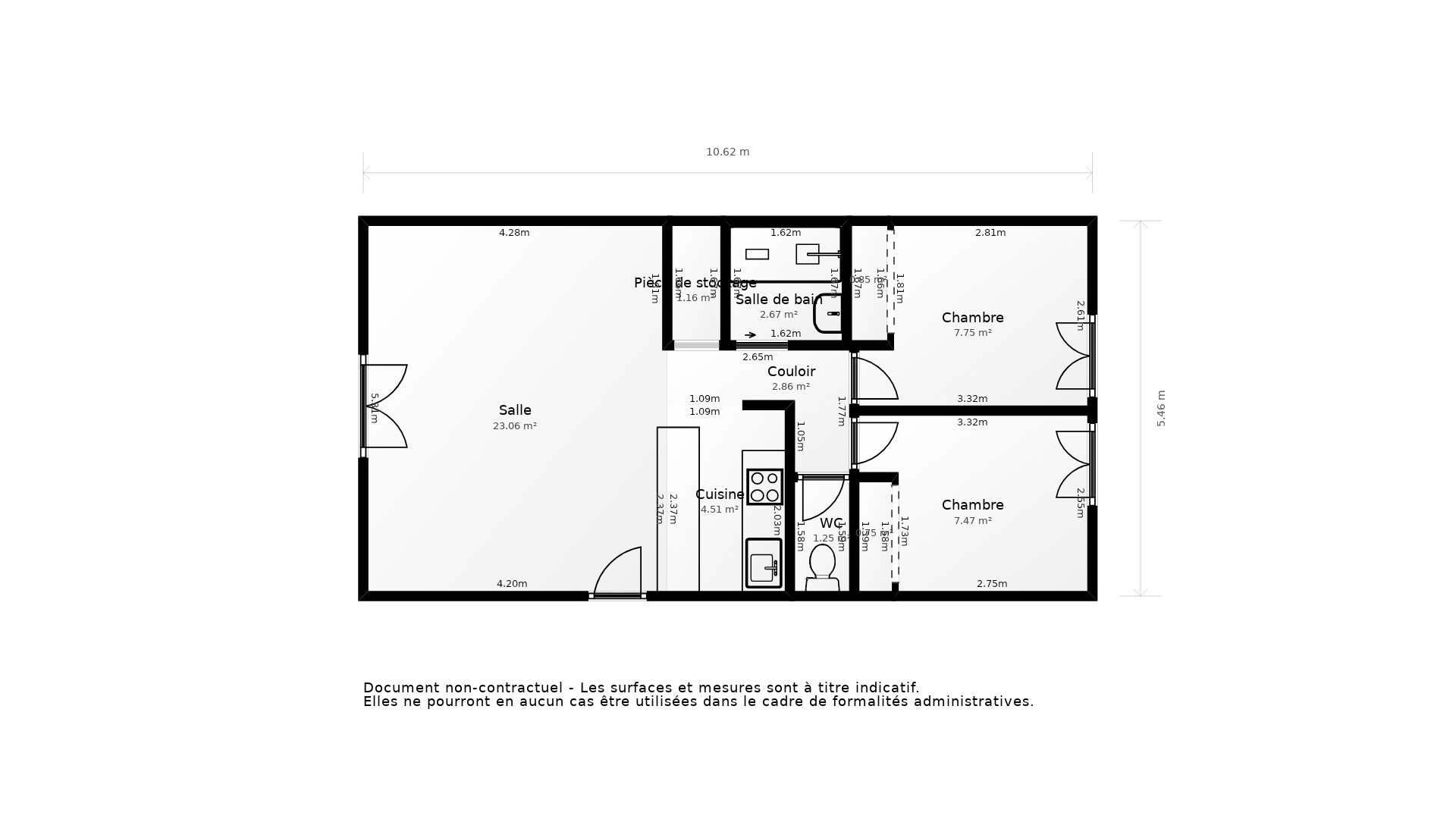 Vente Appartement LE TEICH - 3 pièces - 56 m² - (33470)
