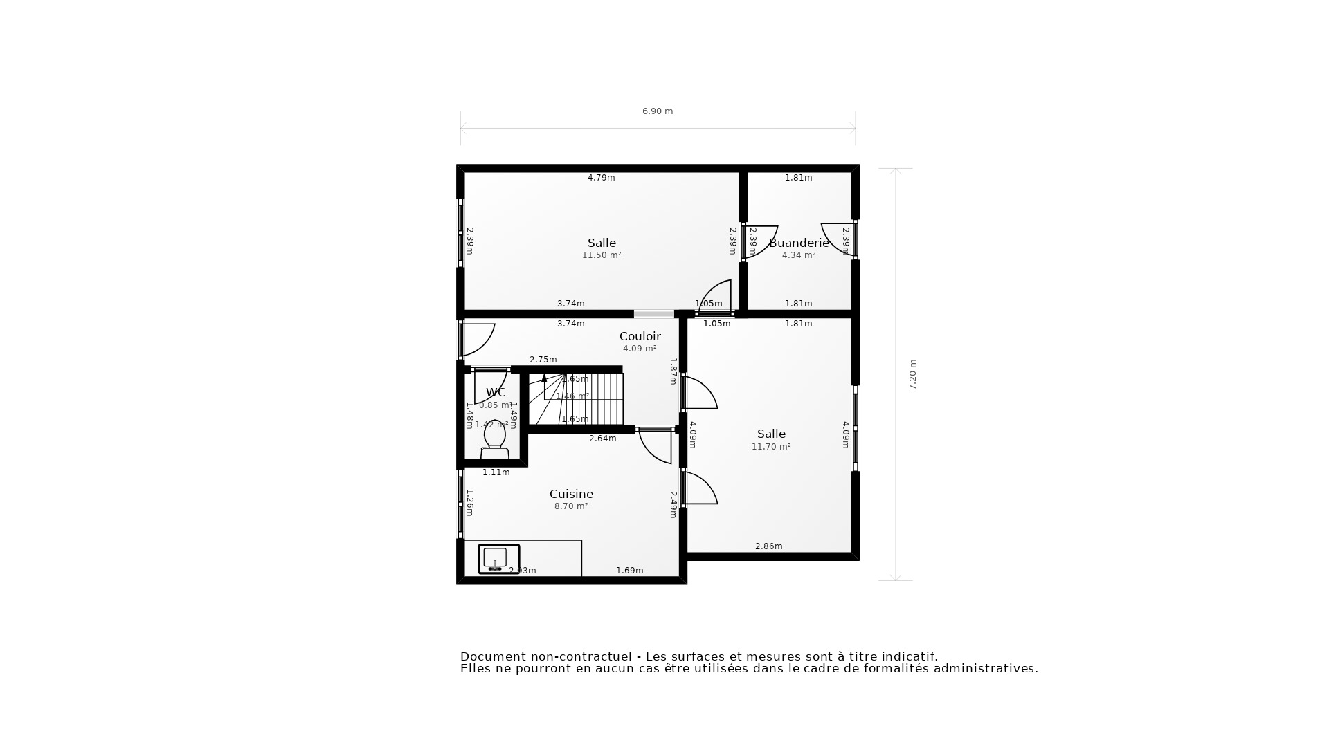 Vente Maison GUIPAVAS - 4 pièces - 88 m² - (29490)