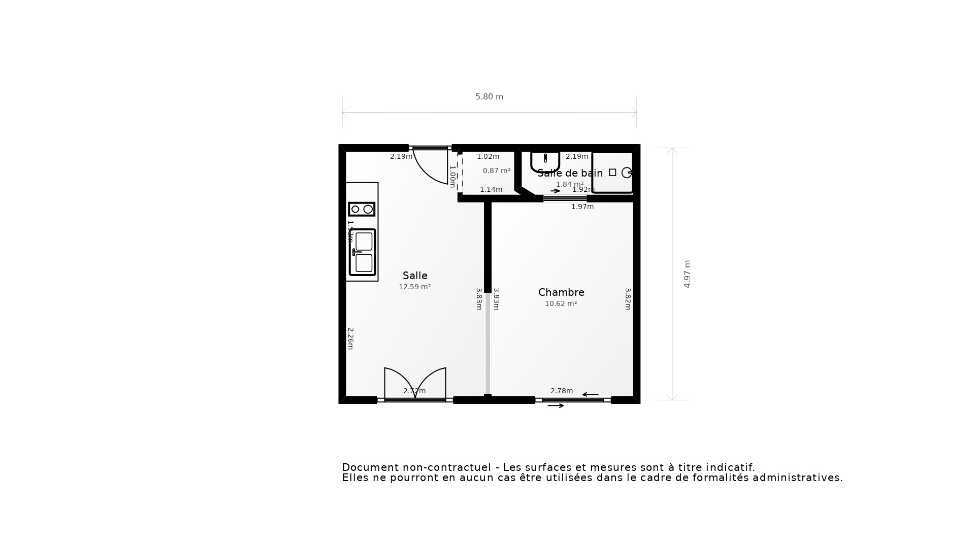 Vente Appartement Les Sables-d'Olonne - 1 pièce - 25 m² - (85100)