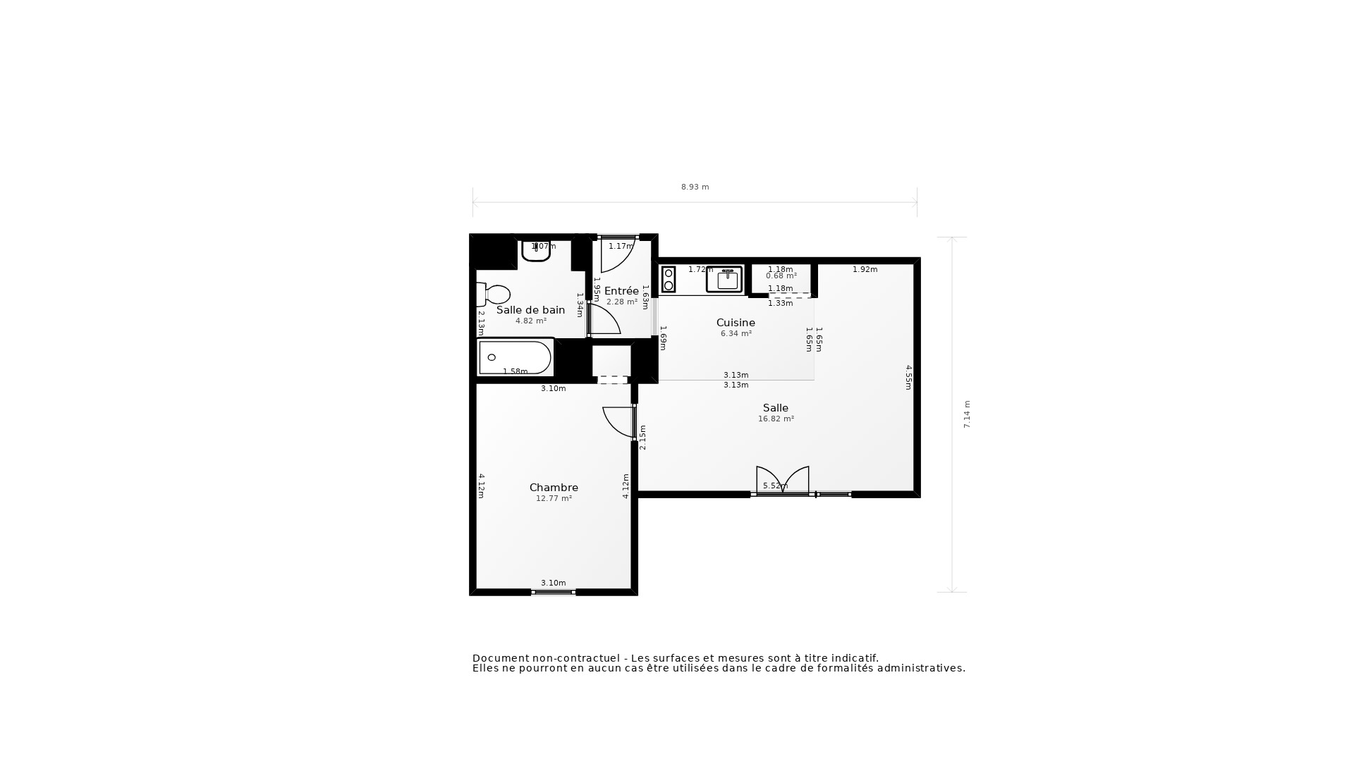 Vente Appartement LE HAILLAN - 2 pièces - 48 m² - (33185)
