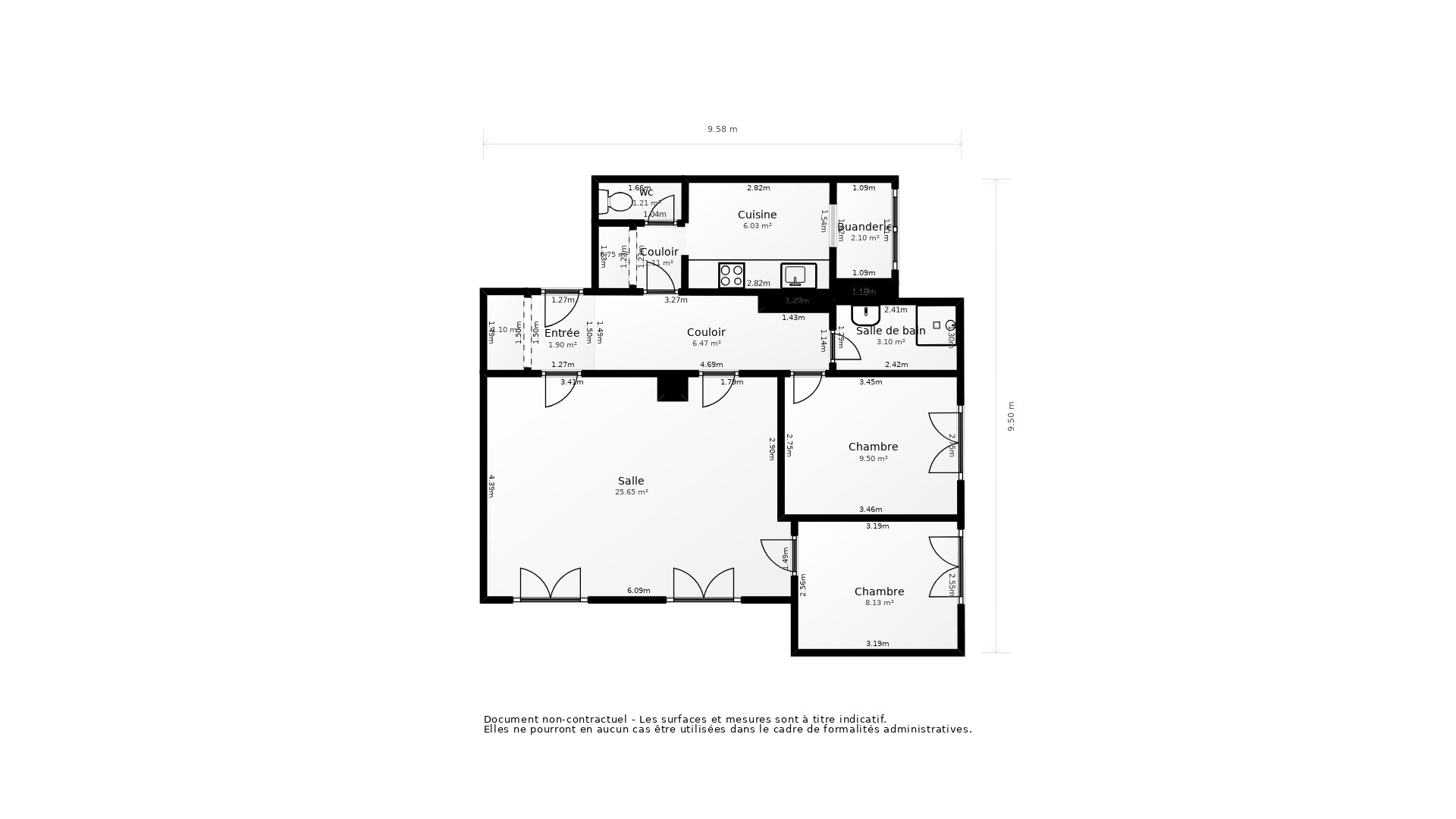 Vente Appartement VILLENAVE D ORNON - 3 pièces - 71 m² - (33140)