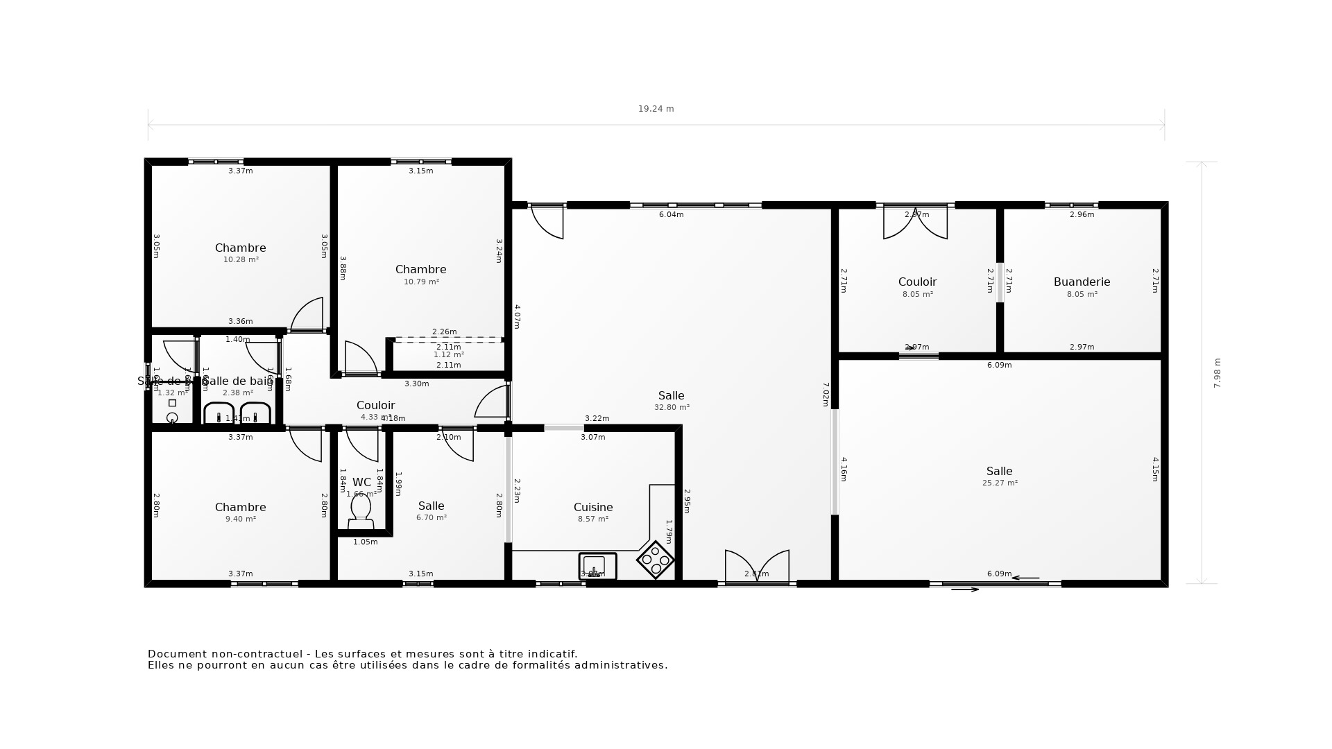 Vente Maison COUTRAS - 5 pièces - 134 m² - (33230)