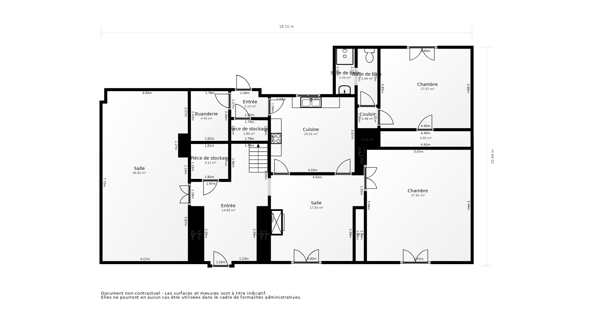 Vente Maison Jonzac - 9 pièces - 270 m² - (17500)