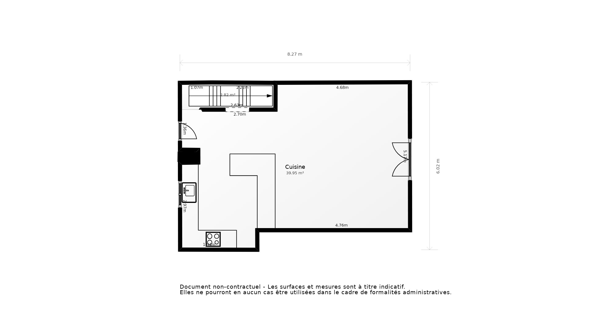 Vente Maison BORDEAUX - 3 pièces - 76 m² - (33300)