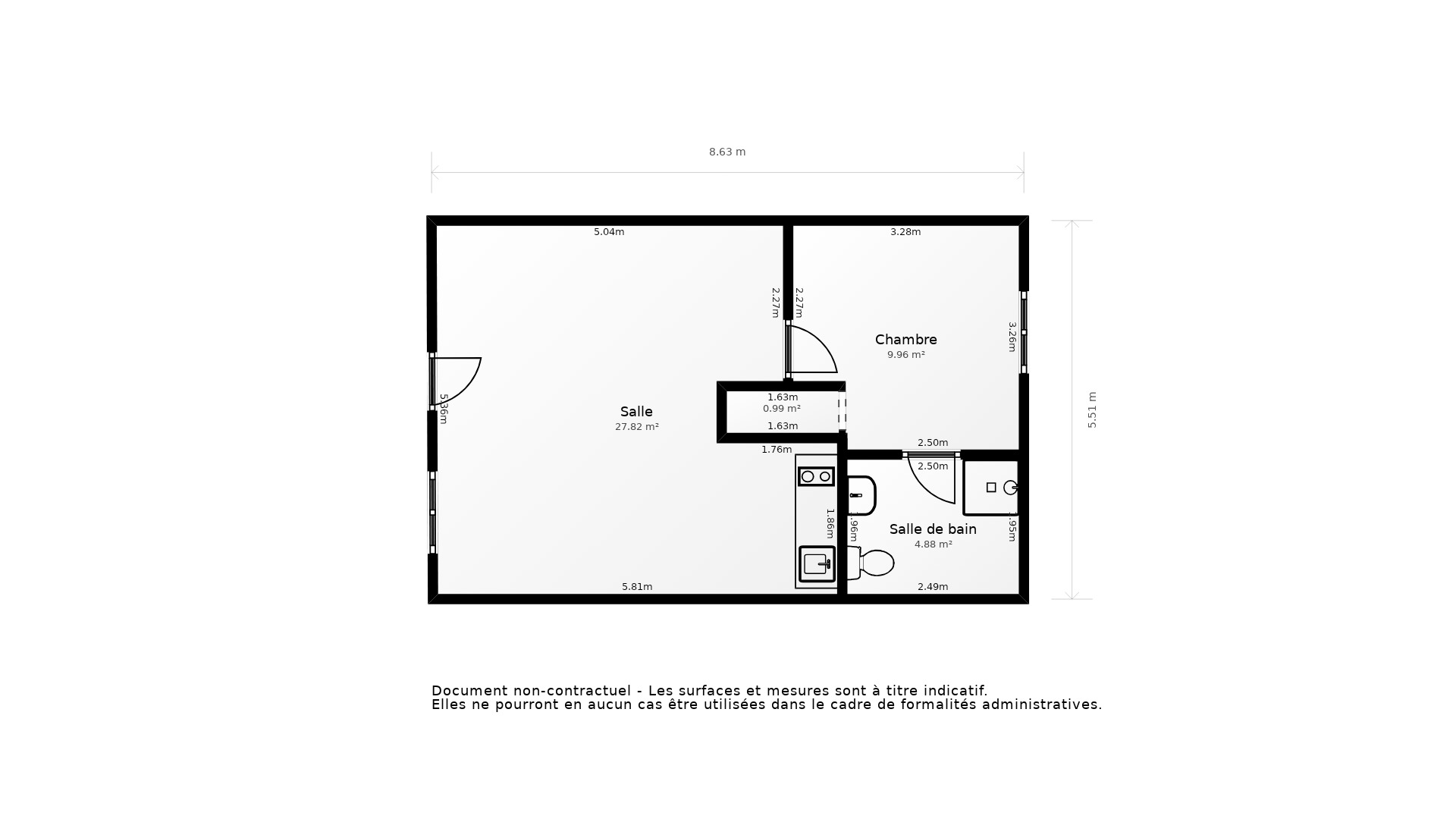 Vente Appartement Roscoff - 3 pièces - 41 m² - (29680)