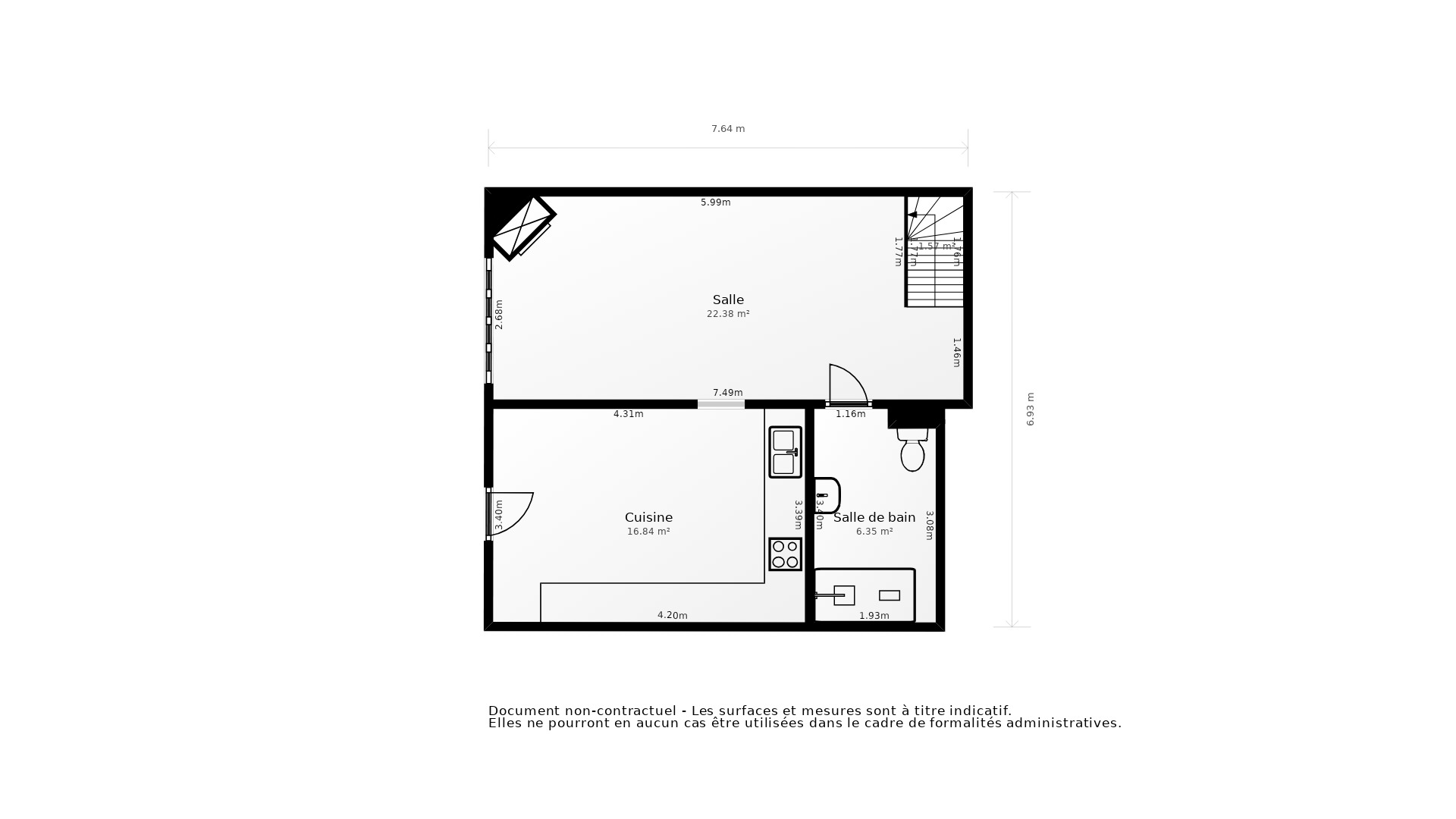 Vente Maison VERDUN EN LAURAGAIS - 5 pièces - 90 m² - (11400)