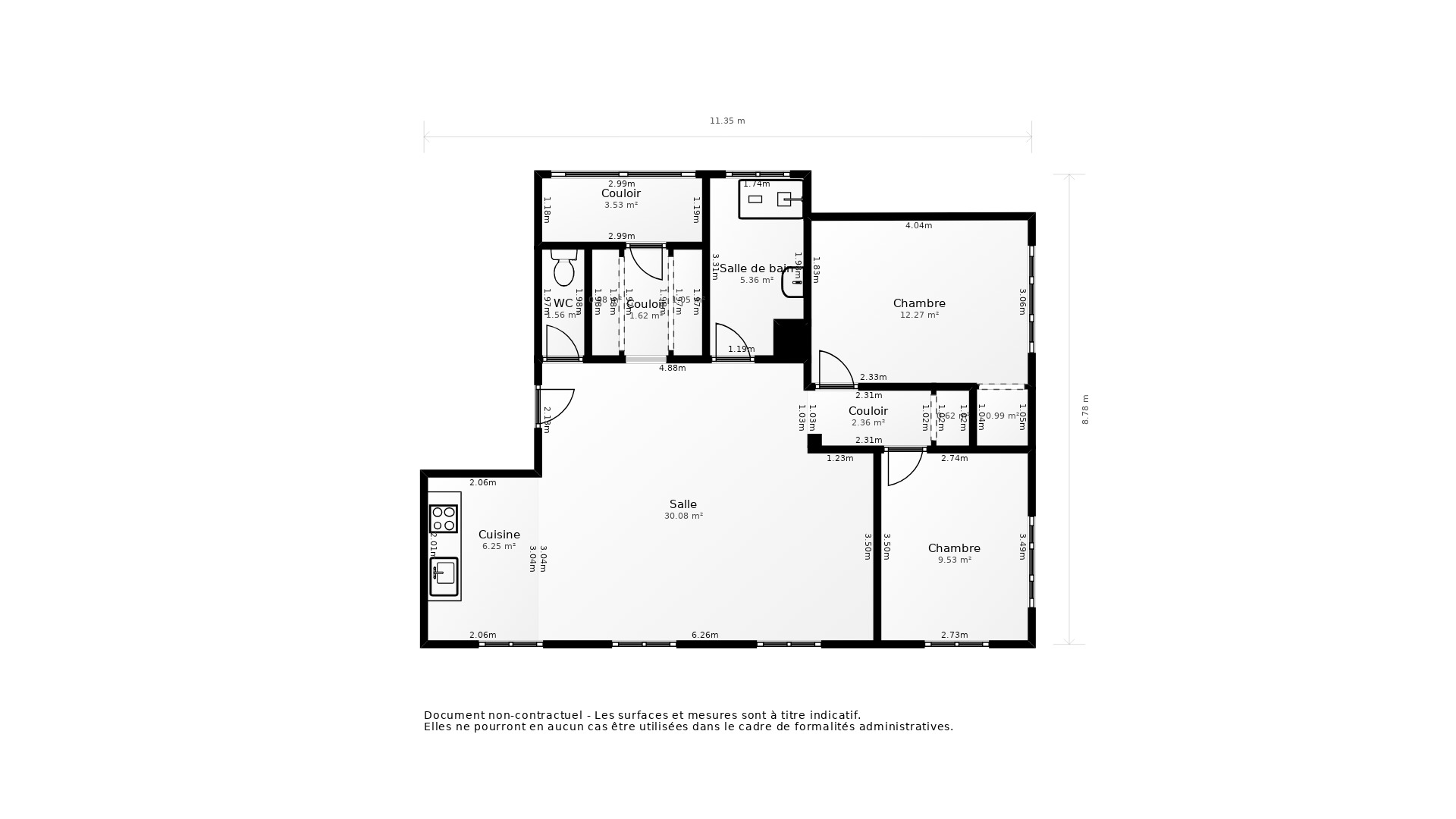 Vente Appartement BREST - 4 pièces - 73 m² - (29200)