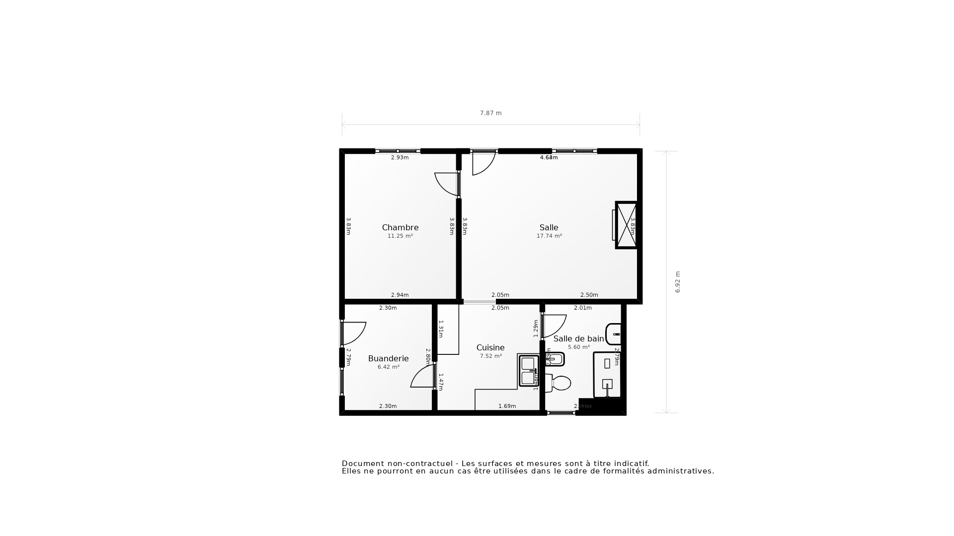 Vente Maison BIGANOS - 2 pièces - 55 m² - (33380)