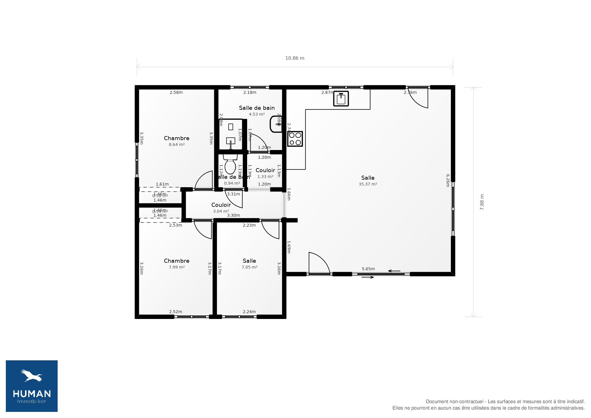 Vente Maison Montpon-Ménestérol - 4 pièces - 78 m² - (24700)
