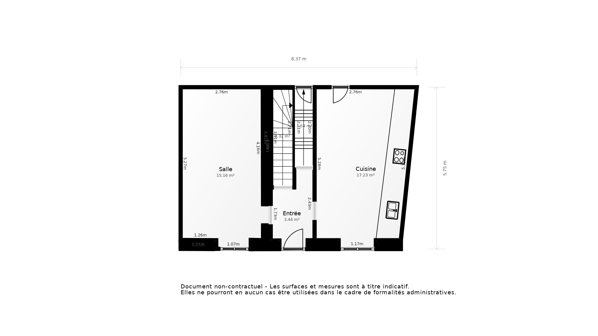 Vente Maison Saint-Clair-sur-Epte - 4 pièces - 110 m² - (95770)