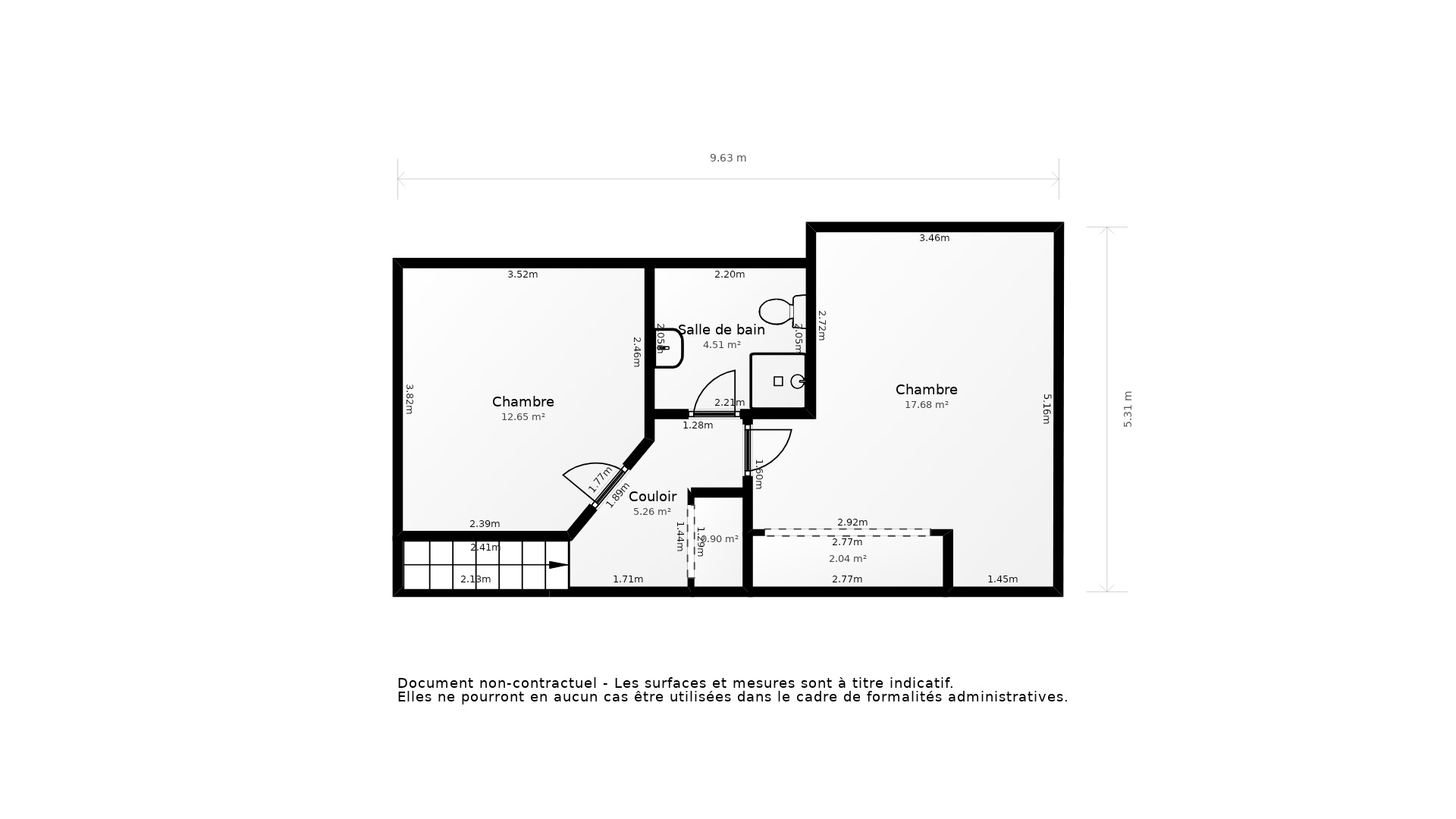 Vente Appartement BIARRITZ - 3 pièces - 70 m² - (64200)