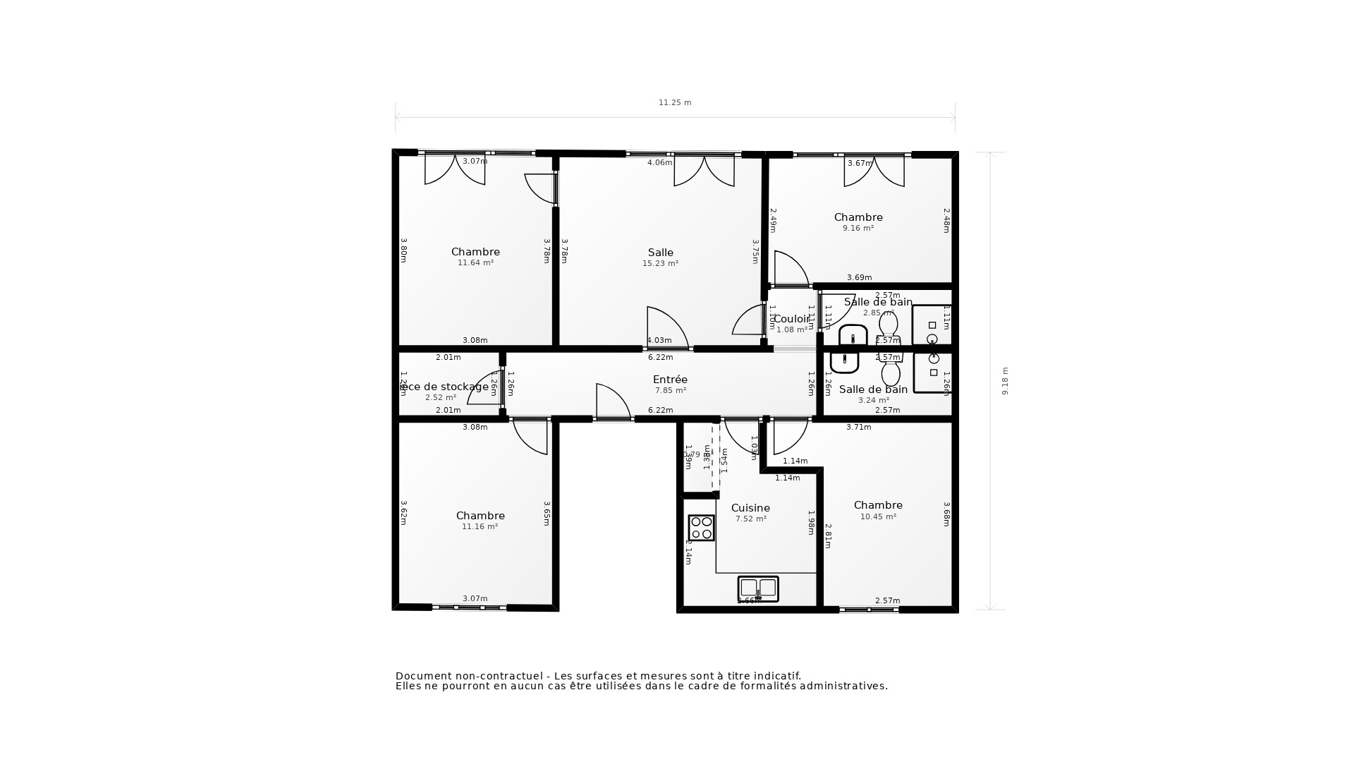 Vente Appartement MONTPELLIER - 5 pièces - 87 m² - (34000)