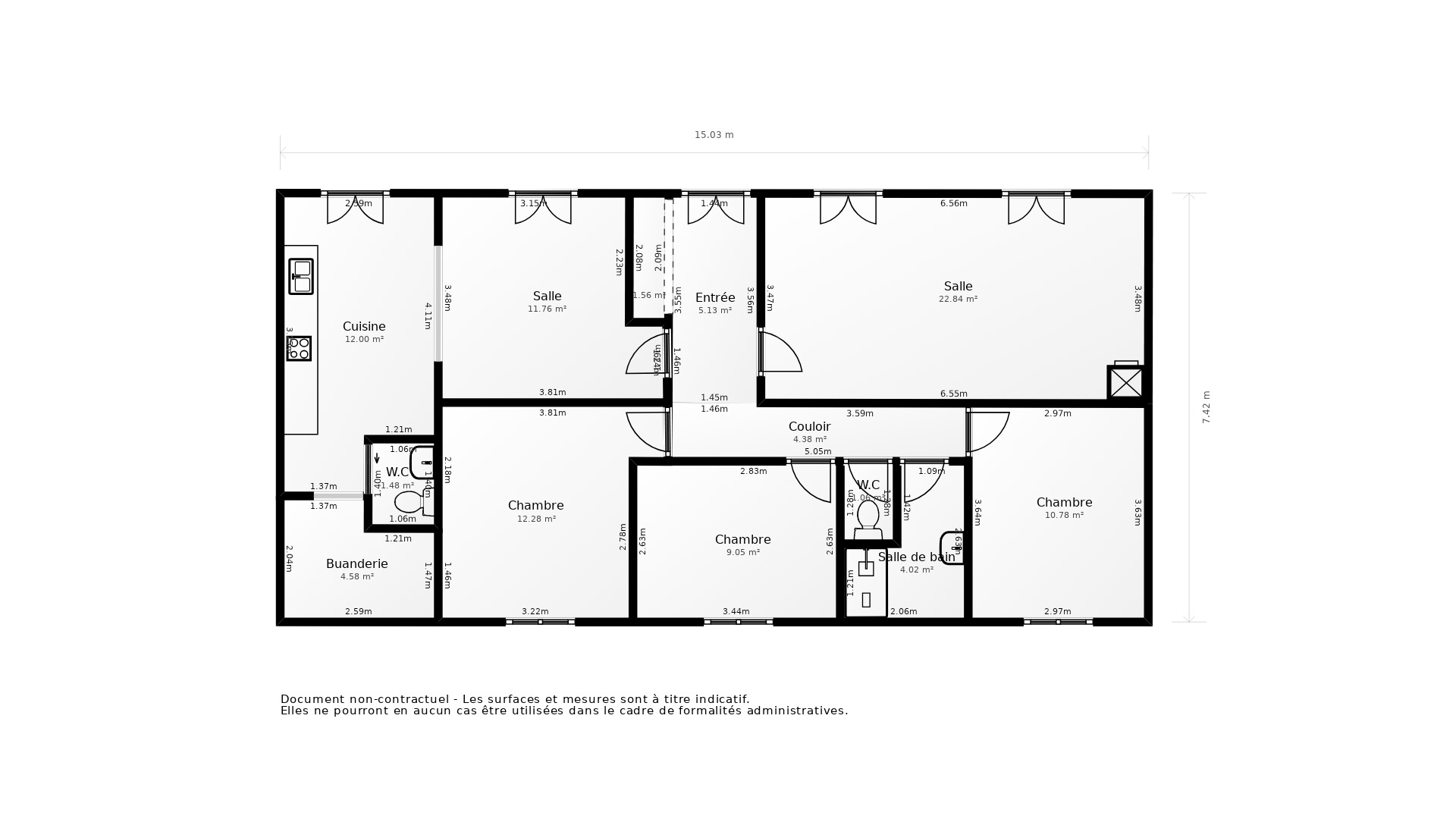 Vente Maison AMBARES ET LAGRAVE - 4 pièces - 115 m² - (33440)