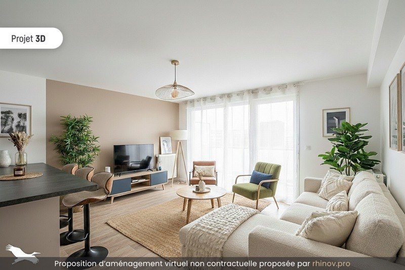 Vente Appartement MANTES LA VILLE - 3 pièces -61 m² - (78711)