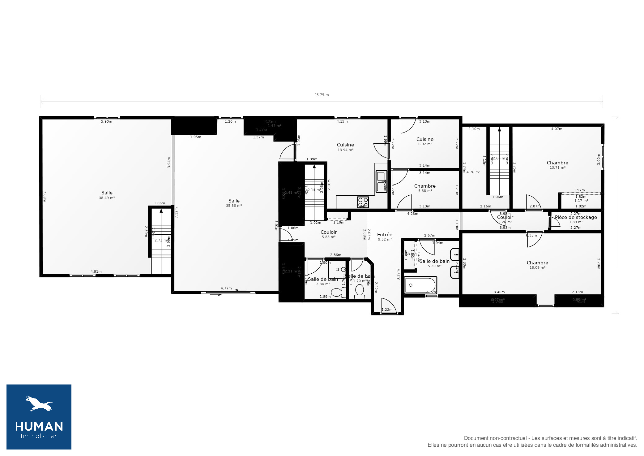 Vente Maison La Chapelle-Faucher - 8 pièces - 235 m² - (24530)