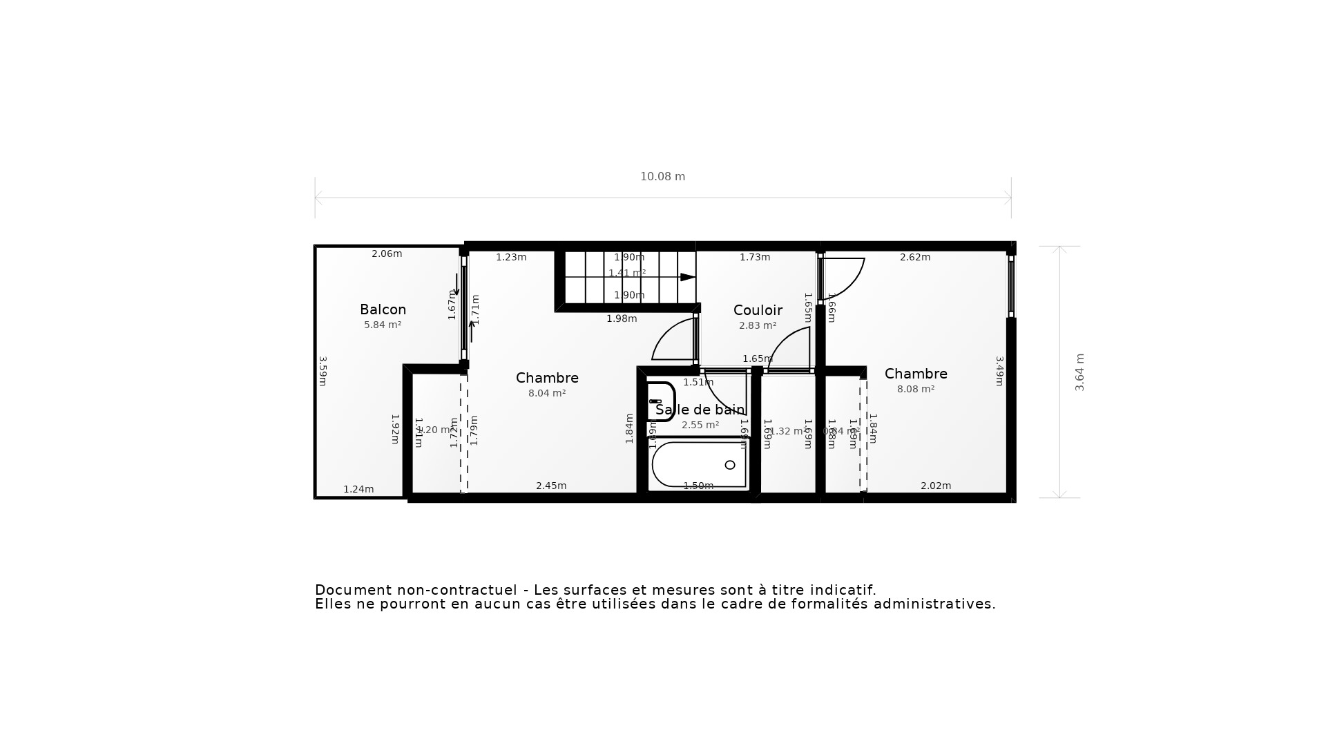 Vente Appartement Valras-Plage - 3 pièces - 48 m² - (34350)