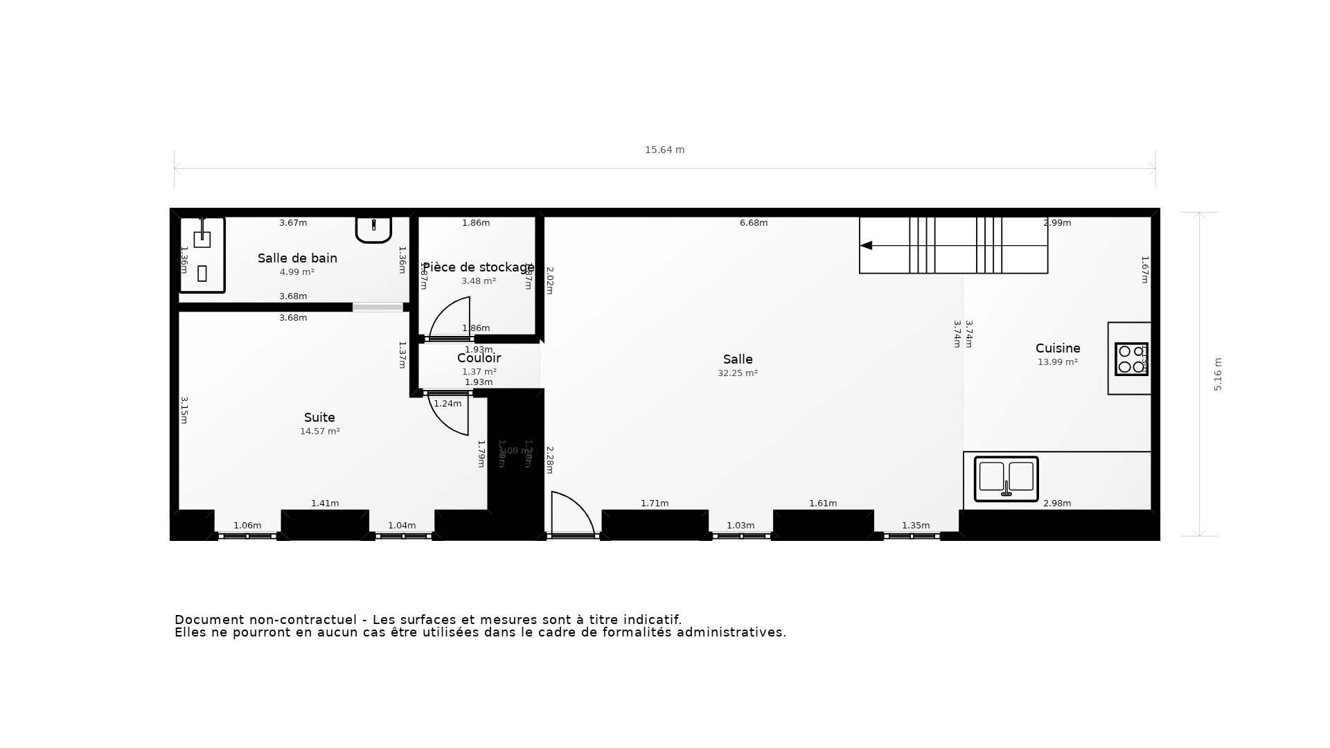Vente Maison Romegoux - 3 pièces - 110 m² - (17250)