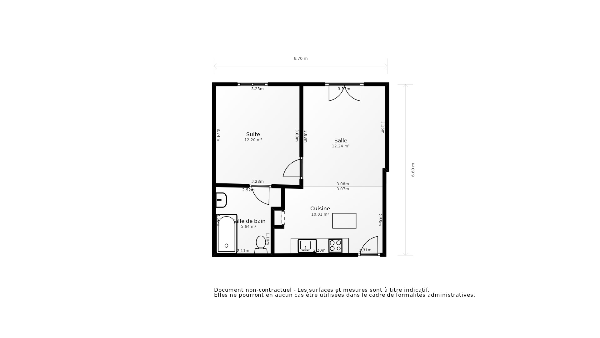 Vente Appartement FRANCONVILLE - 2 pièces - 41 m² - (95130)