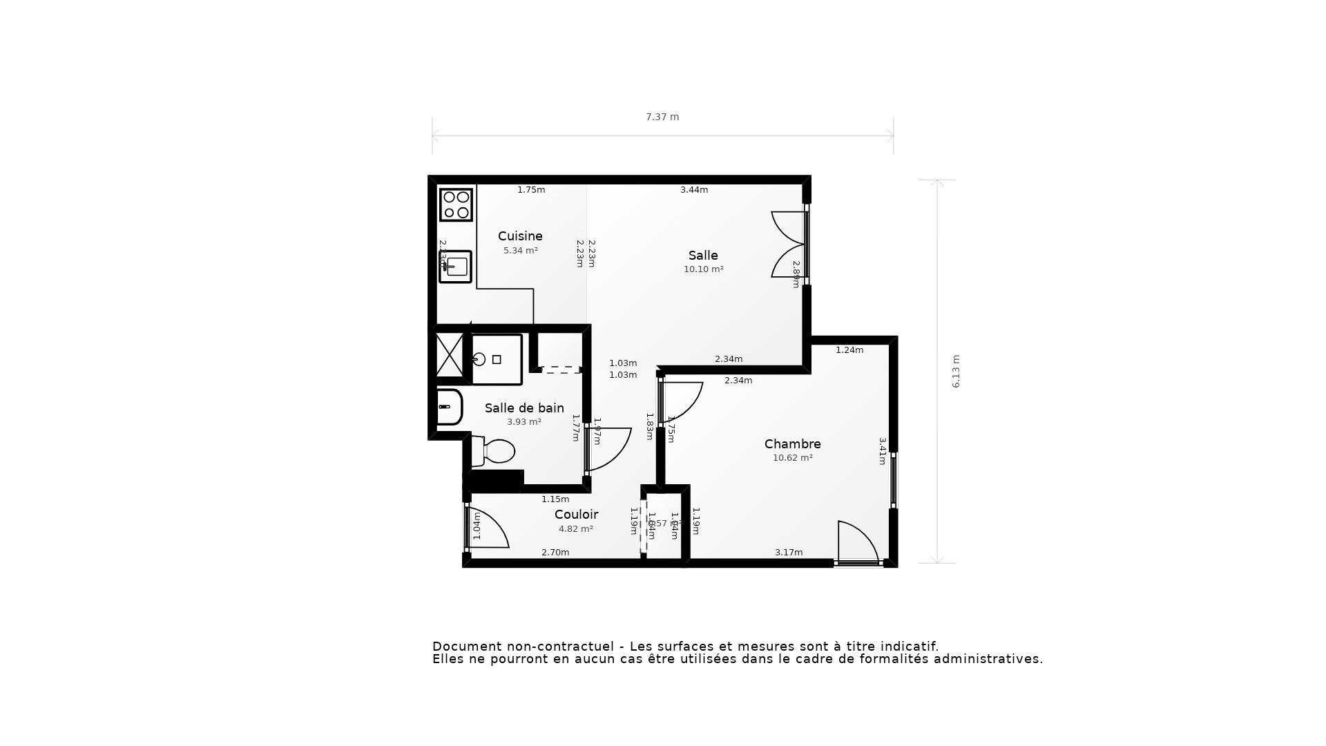 Vente Appartement Achères - 2 pièces - 46 m² - (78260)